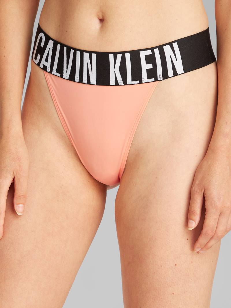 Calvin Klein Underwear String »HIGH LEG THONG«, mit grossem Logo von Calvin Klein Underwear