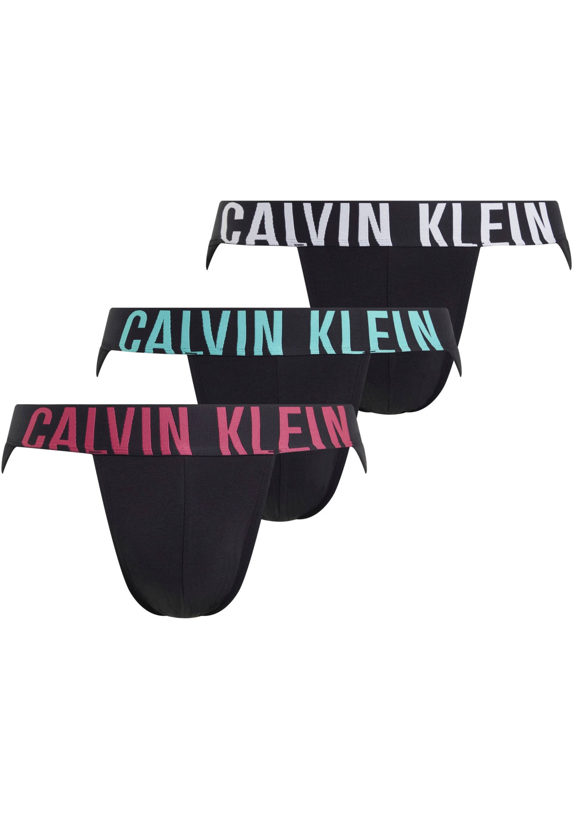 Calvin Klein Underwear String »JOCK STRAP 3PK«, (Packung, 3 St., 3er), mit Logo-Stretchbund von Calvin Klein Underwear