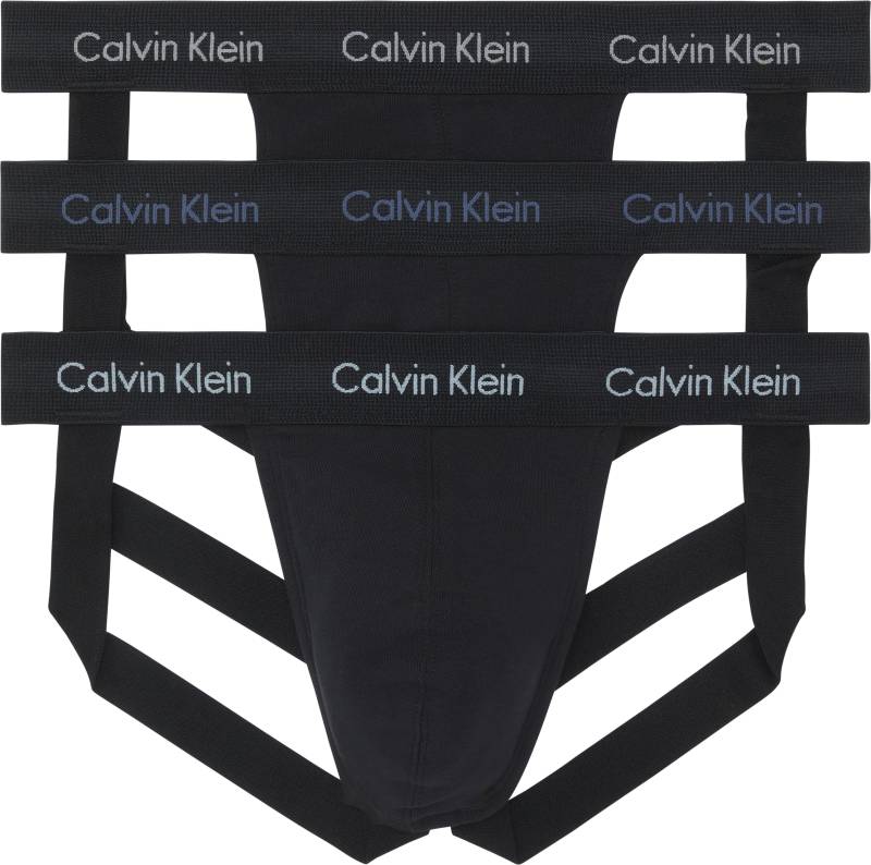 Calvin Klein Underwear String »JOCK STRAP 3PK«, (Packung, 3 St., 3er-Pack), mit Logo-Elastikbund von Calvin Klein Underwear