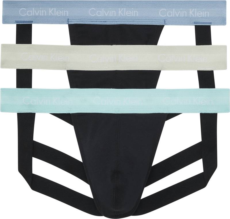 Calvin Klein Underwear String »JOCK STRAP 3PK«, (Packung, 3 St., 3er-Pack), mit Logo-Elastikbund von Calvin Klein Underwear