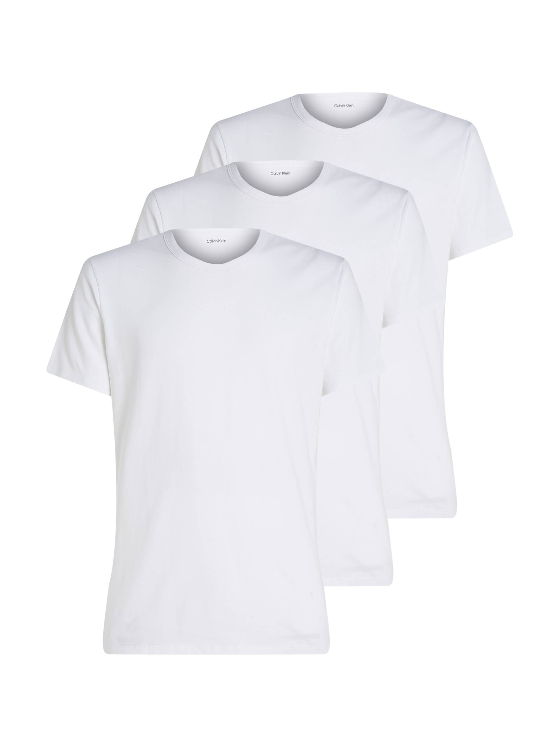Calvin Klein Underwear T-Shirt »S/S CREW NECK 3PK«, (Packung, 3 tlg., 3er-Pack), mit Logo am Saum von Calvin Klein Underwear