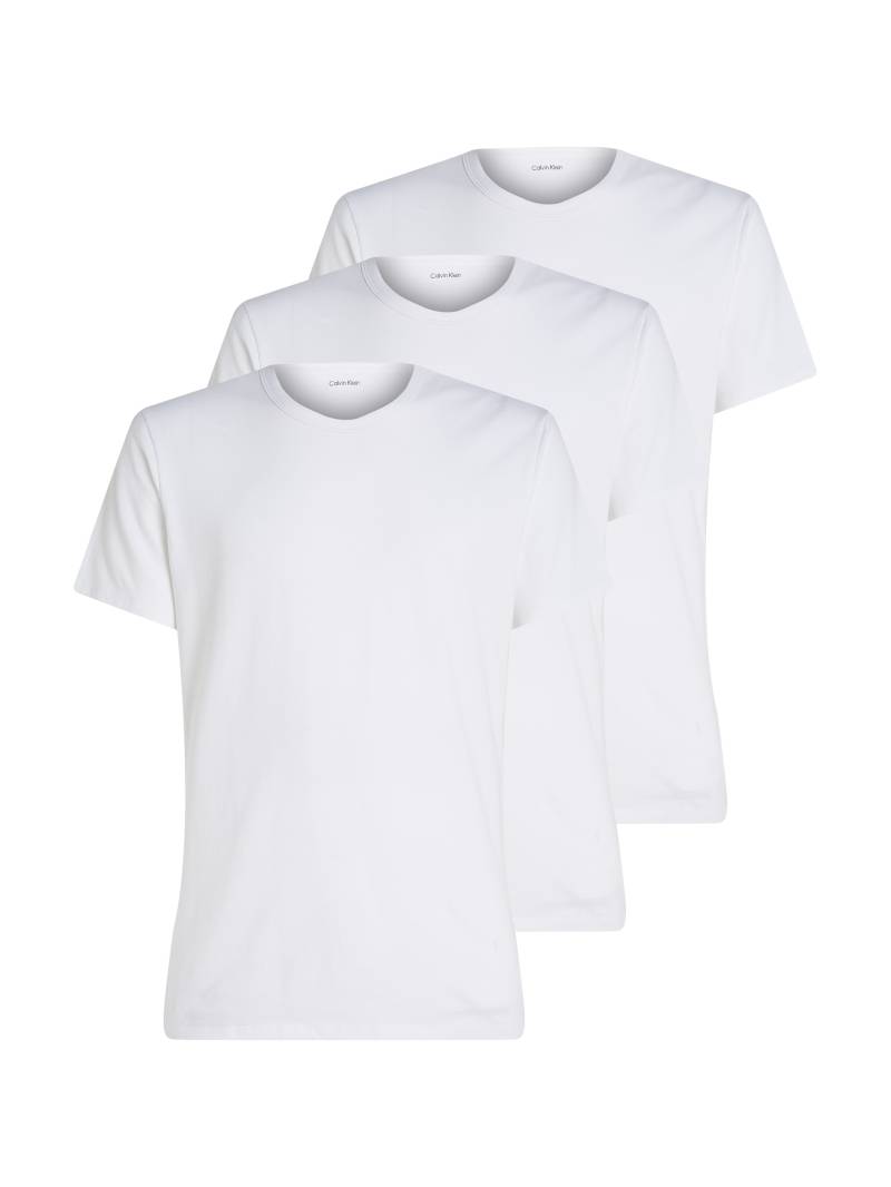 Calvin Klein Underwear T-Shirt »S/S CREW NECK 3PK«, (Packung, 3 tlg., 3er-Pack), mit Logo am Saum von Calvin Klein Underwear