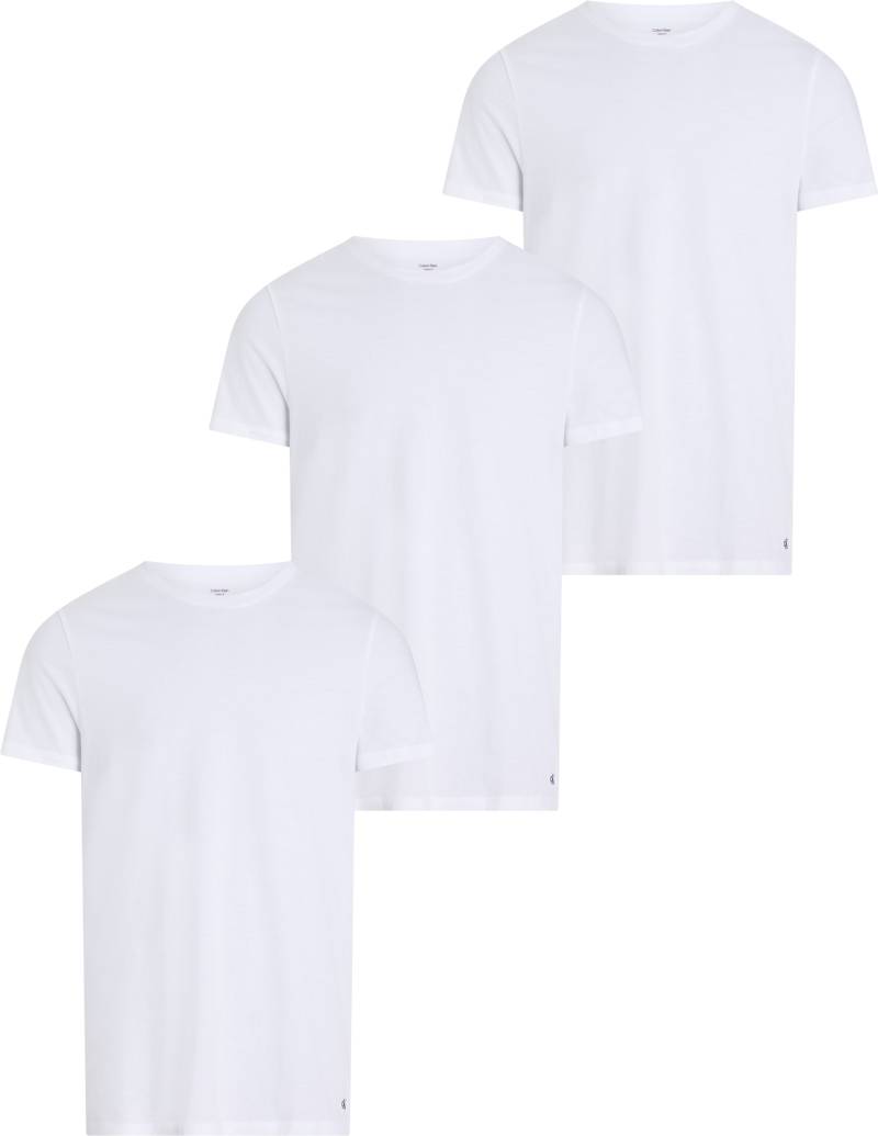 Calvin Klein Underwear T-Shirt »S/S CREW NECK 3PK«, (Packung, 3 tlg., 3er-Pack), mit Logostickerei von Calvin Klein Underwear