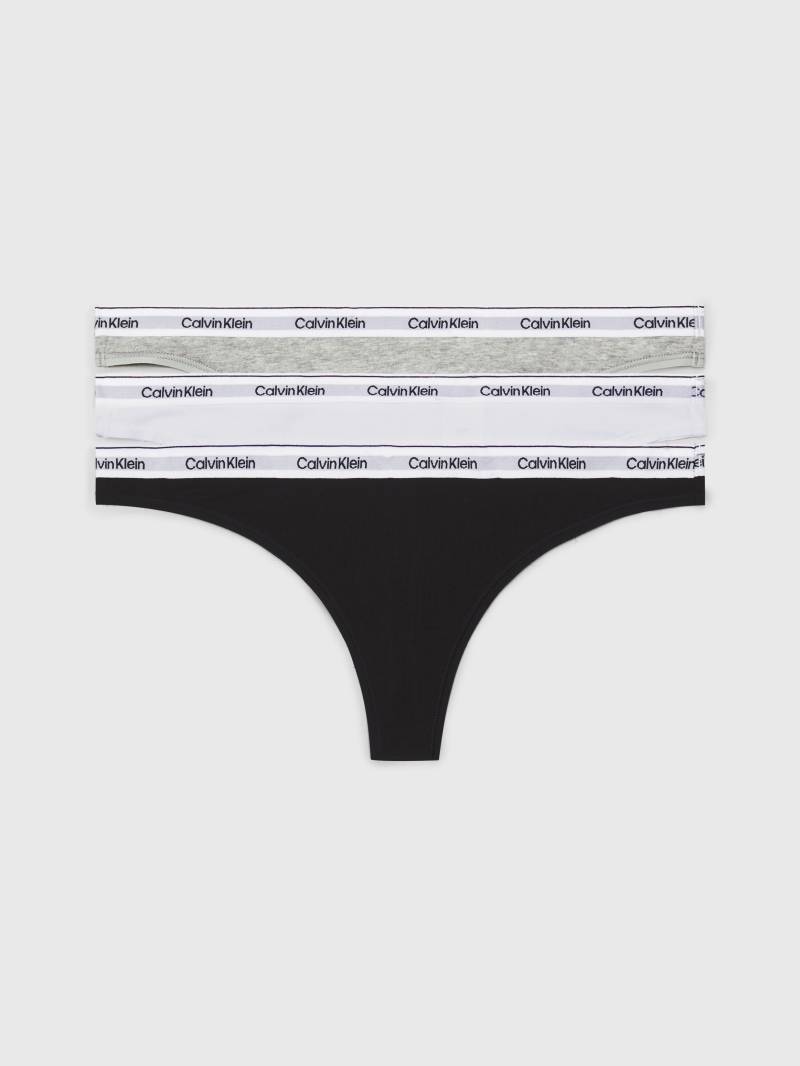 Calvin Klein Underwear Tanga »3 PACK THONG (LOW-RISE)«, (3 St.), mit Logobund von Calvin Klein Underwear