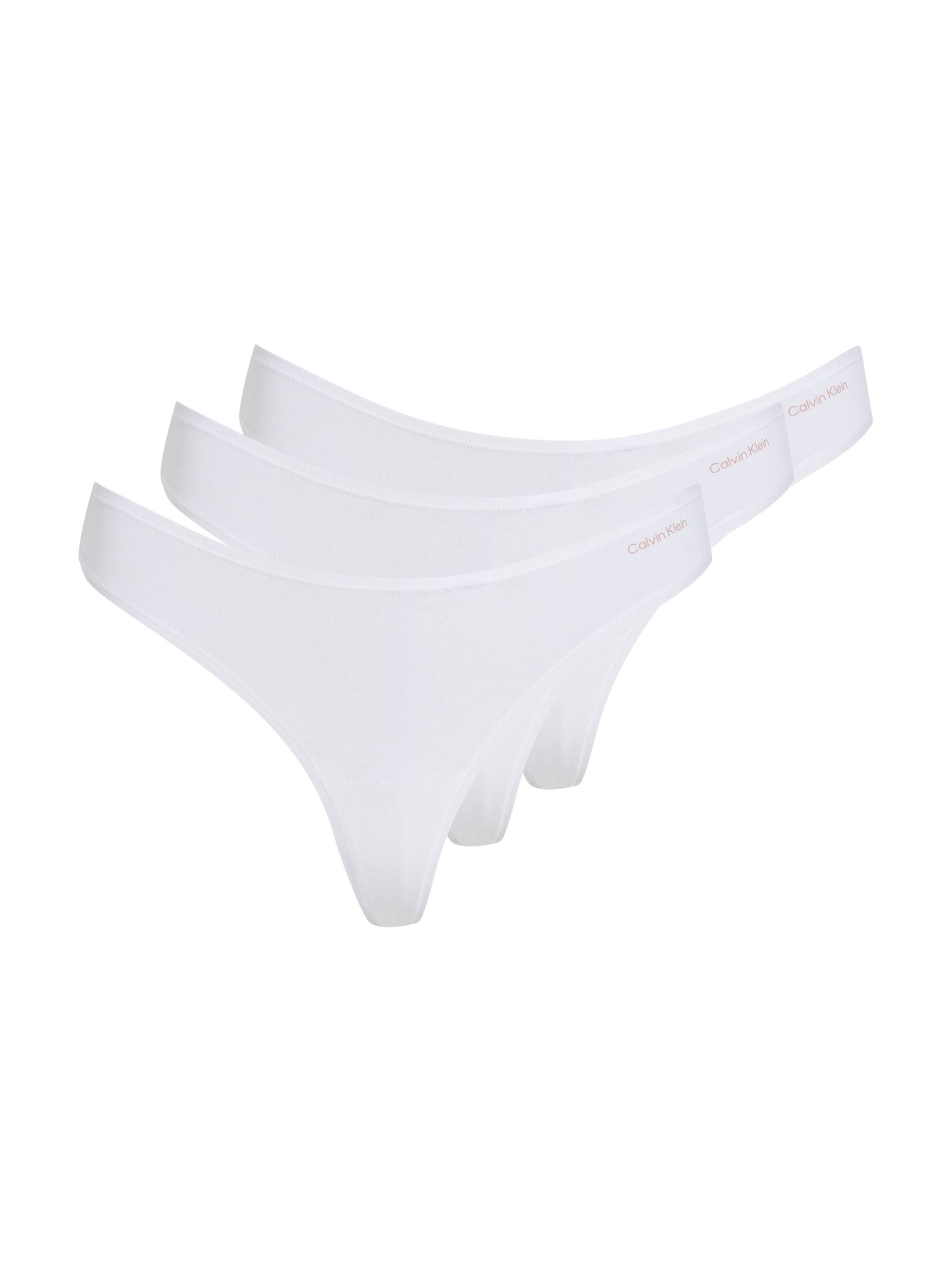 Calvin Klein Underwear Tanga »3 PACK THONG (LOW-RISE)«, (Packung, 3 St., 3er-Pack), mit Markenlabel von Calvin Klein Underwear