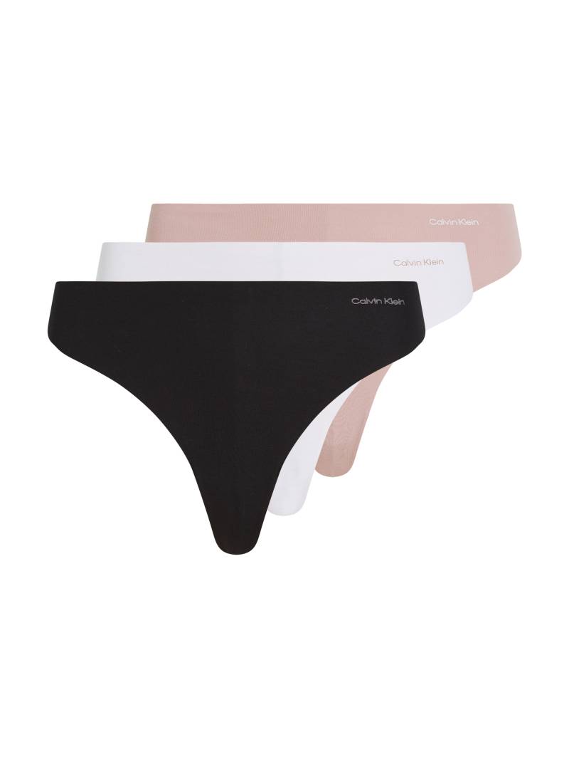 Calvin Klein Underwear Tanga »3 PACK THONG (MID-RISE)«, (Packung, 3 St., 3er-Pack) von Calvin Klein Underwear