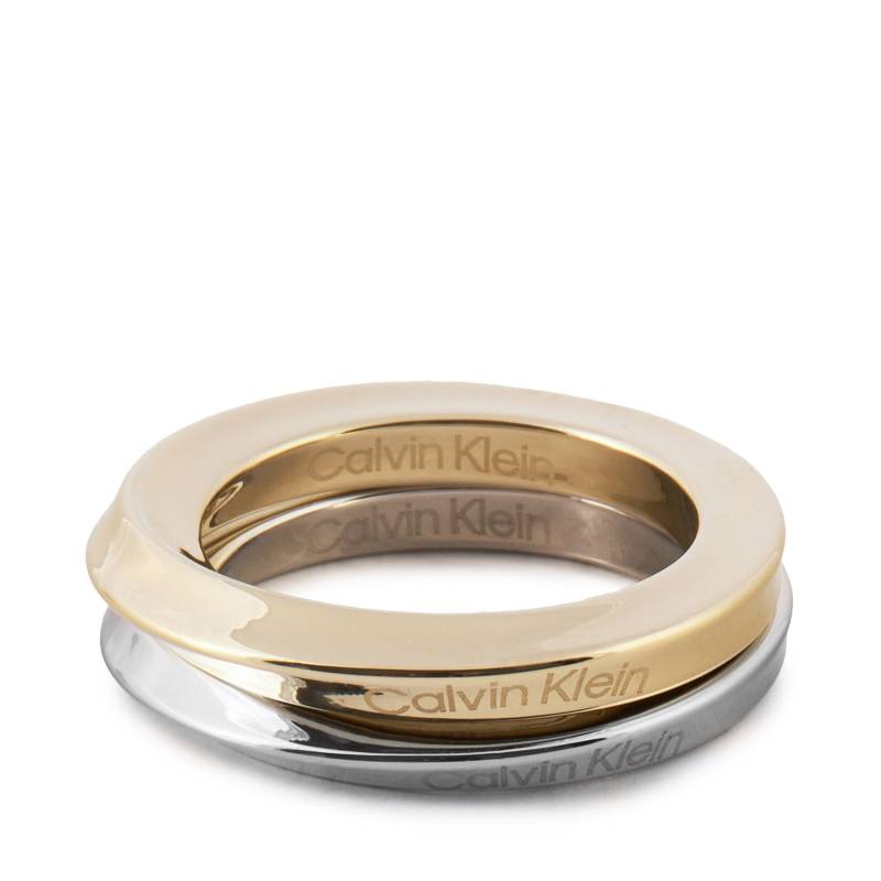 2er-Set Ringe Calvin Klein 35000330E Silberfarben von Calvin Klein