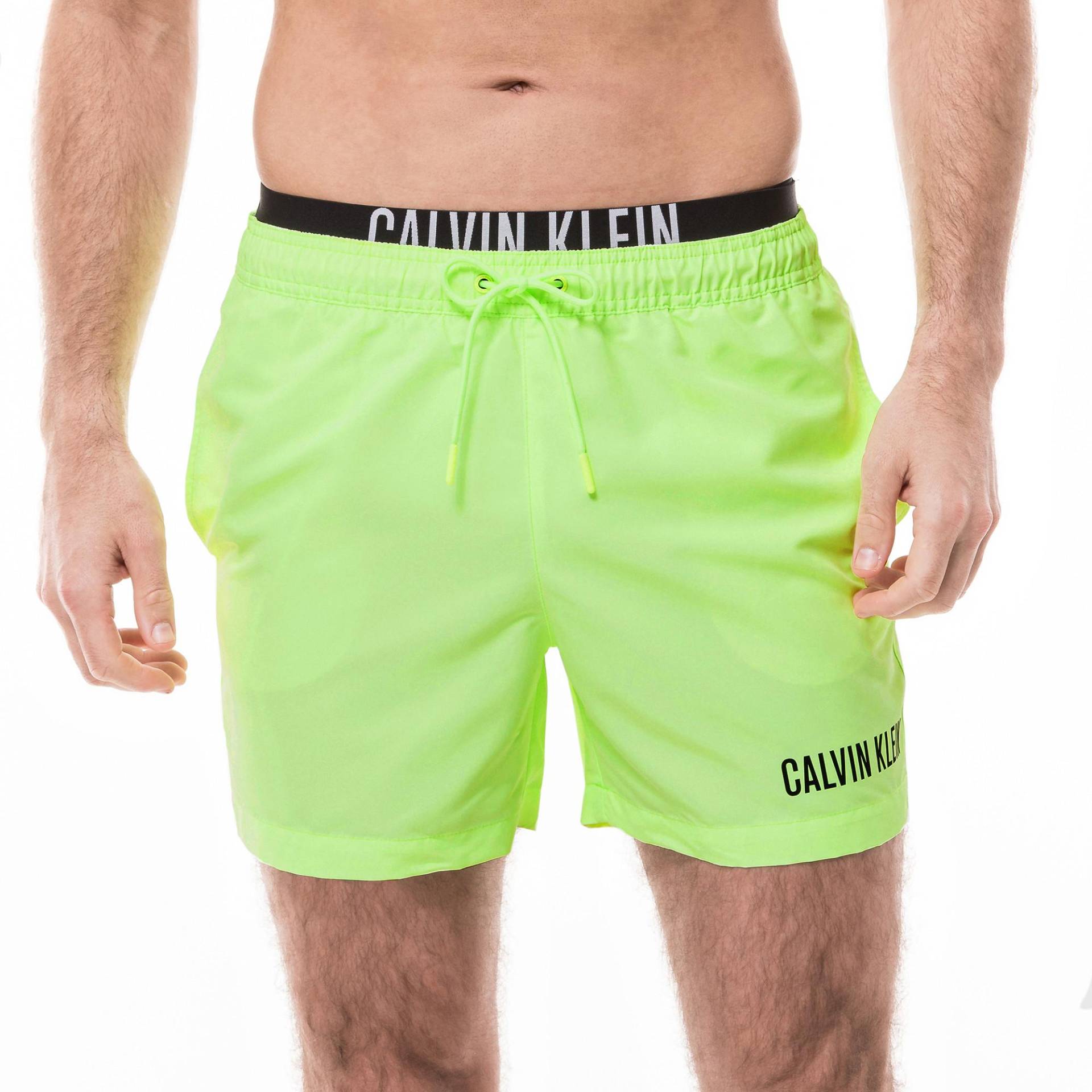 Badeshorts Herren Gelb L von Calvin Klein