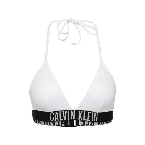 Bikini Oberteil, Triangel Damen Weiss L von Calvin Klein