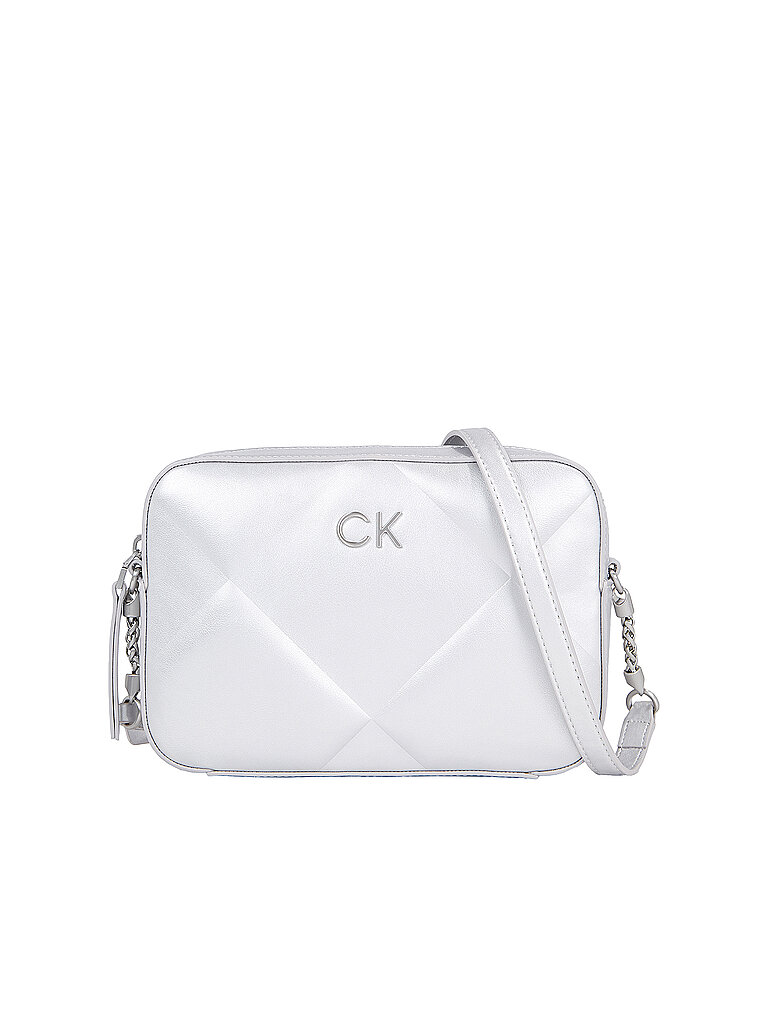 CALVIN KLEIN Tasche - Crossbody Bag RE-LOCK  silber von Calvin Klein