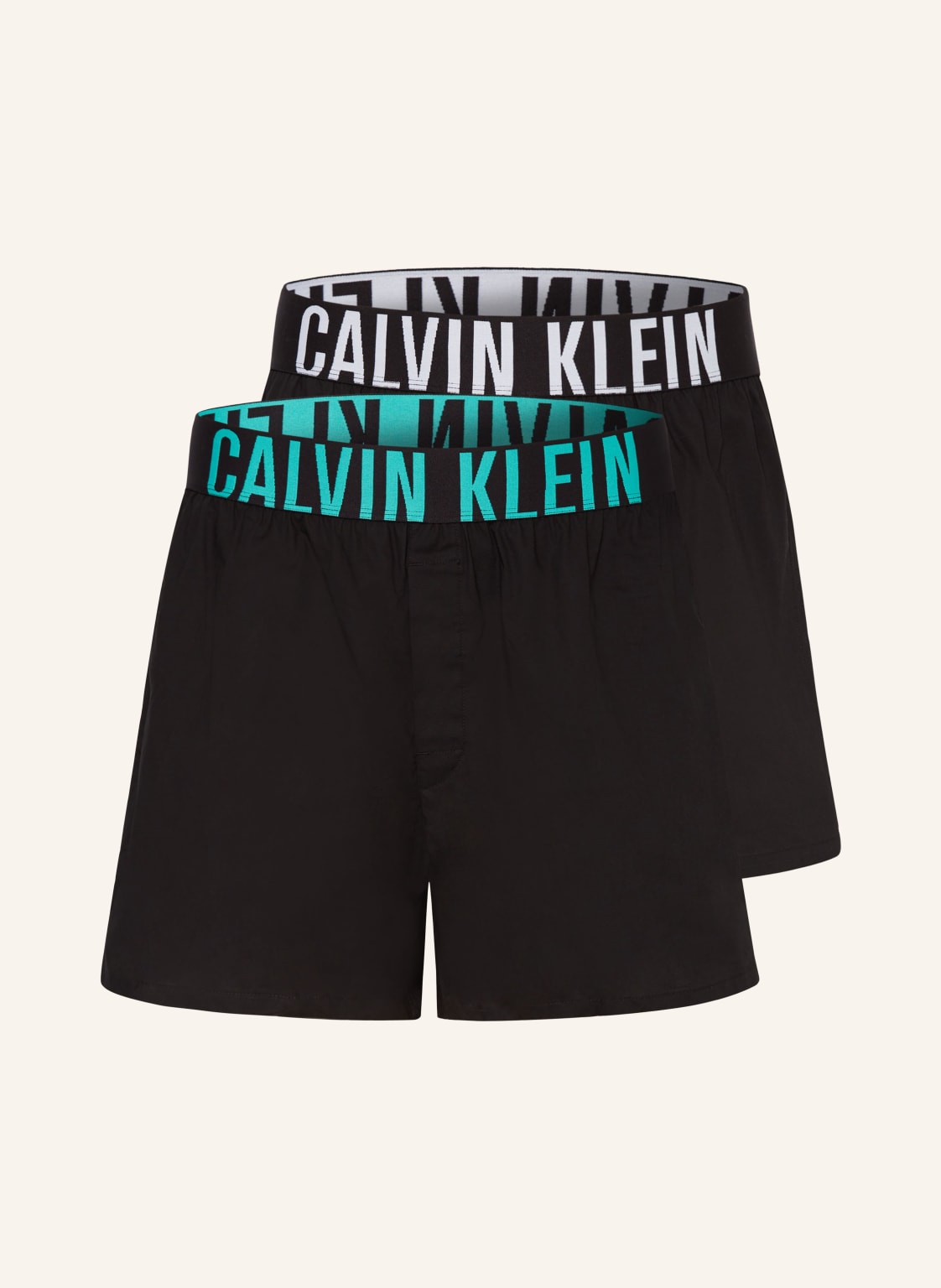 Calvin Klein 2er-Pack Boxershorts Intense Power schwarz von Calvin Klein