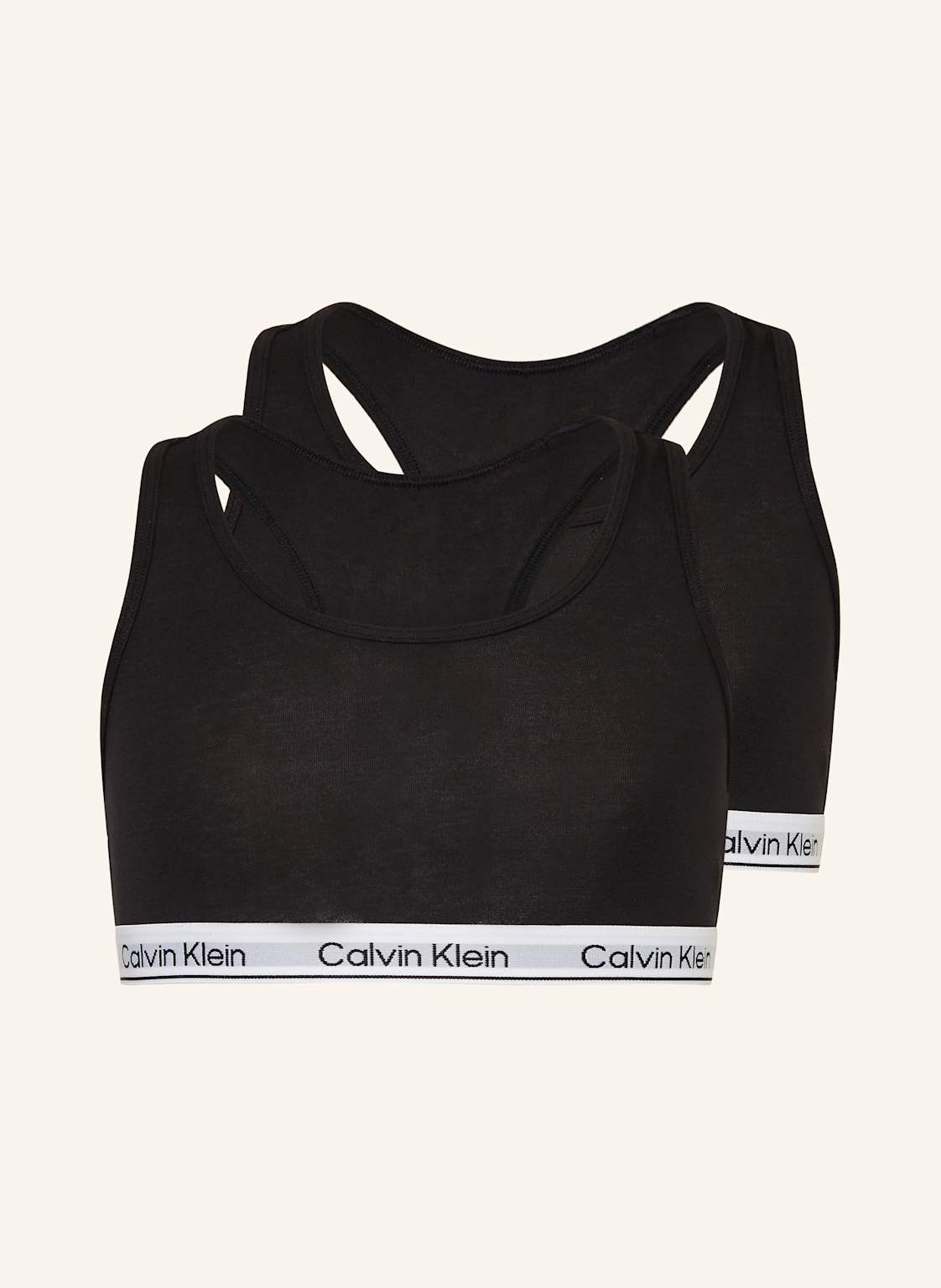 Calvin Klein 2er-Pack Bustiers schwarz Calvin Klein 2er-Pack Bustiers schwarz von Calvin Klein