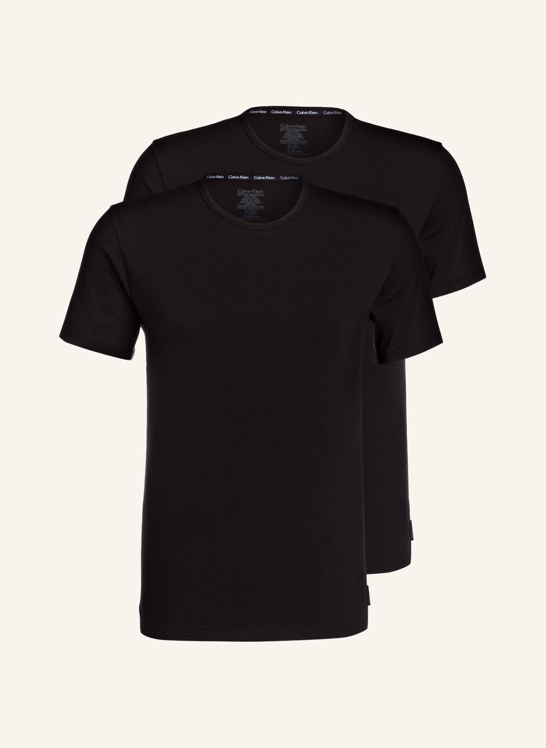 Calvin Klein 2er-Pack T-Shirts Modern Cotton Stretch schwarz von Calvin Klein