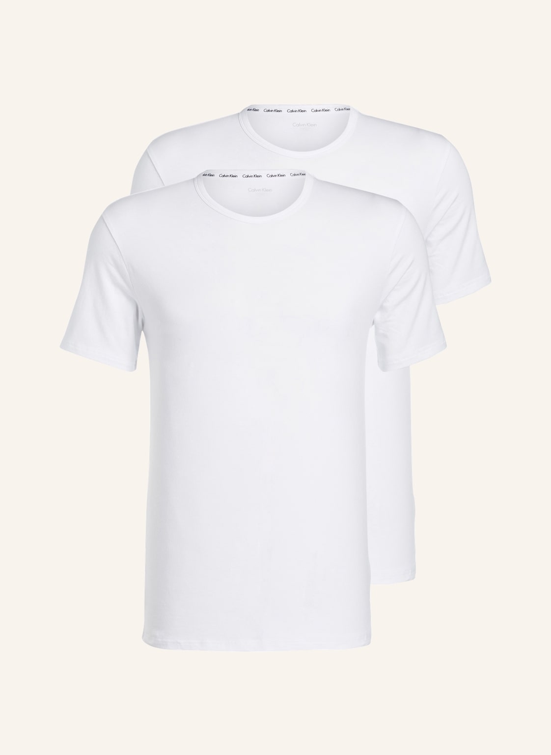 Calvin Klein 2er-Pack T-Shirts Modern Cotton Stretch weiss von Calvin Klein