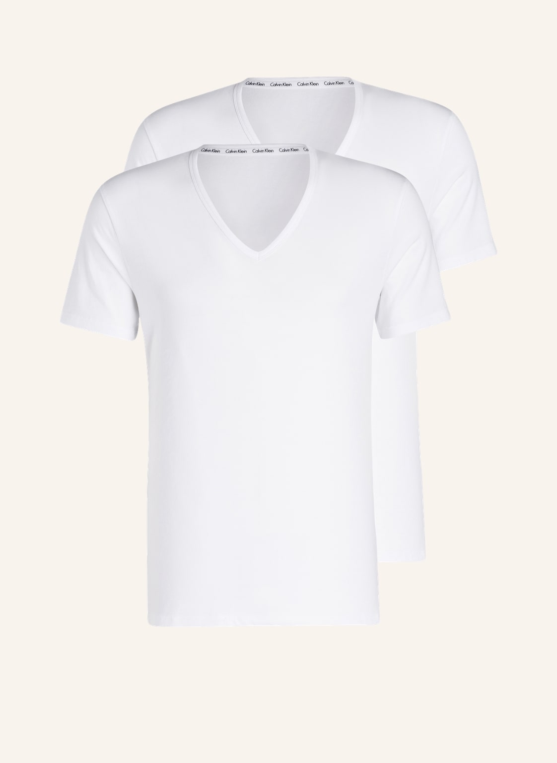 Calvin Klein 2er-Pack Lounge-Shirts Modern Cotton weiss von Calvin Klein