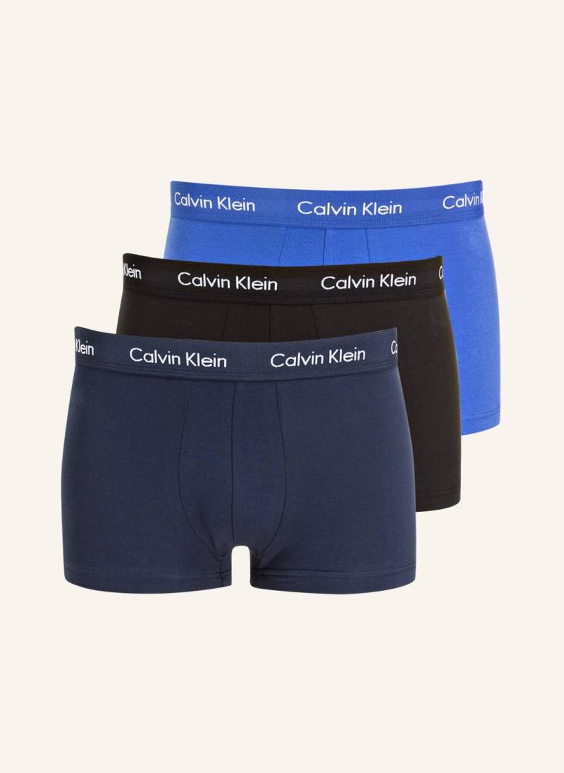 Calvin Klein 3er-Pack Boxershorts Cotton Stretch blau von Calvin Klein