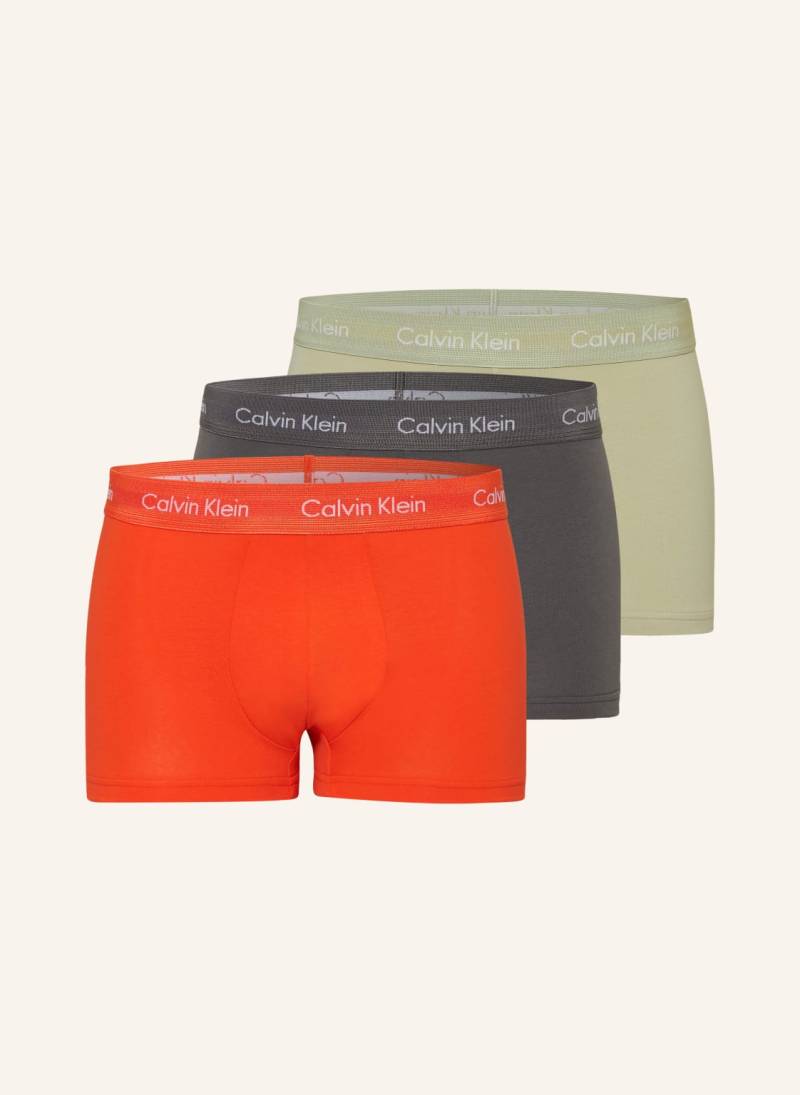 Calvin Klein 3er-Pack Boxershorts Cotton Stretch gelb von Calvin Klein