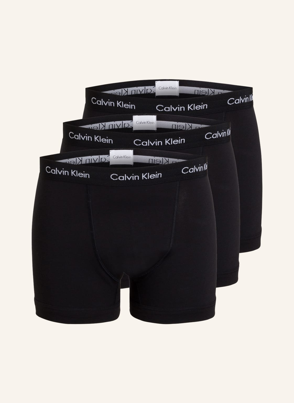 Calvin Klein 3er-Pack Boxershorts Cotton Stretch schwarz von Calvin Klein