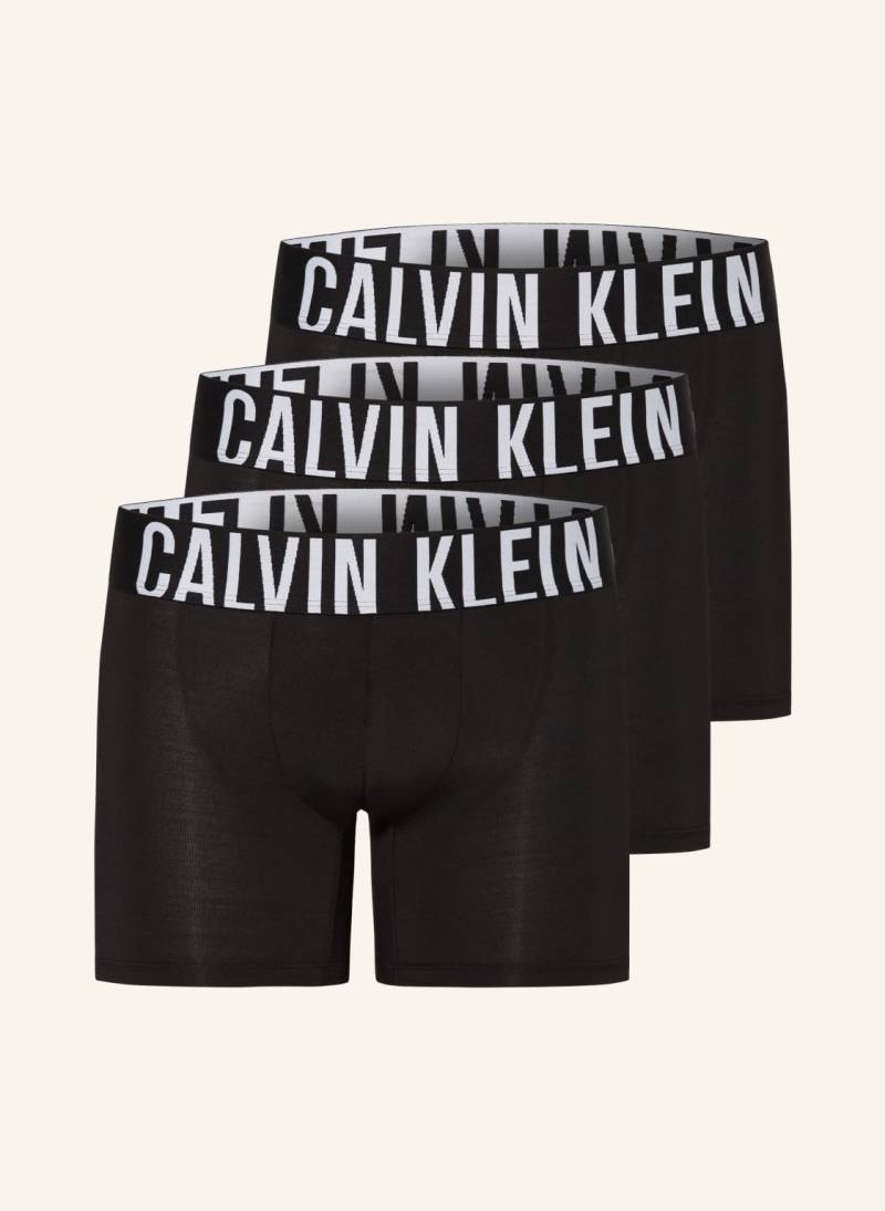 Calvin Klein 3er-Pack Boxershorts Intense Power schwarz von Calvin Klein