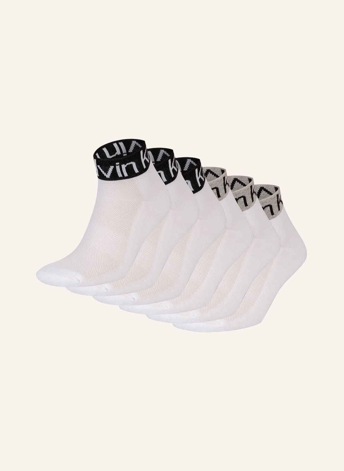 Calvin Klein 6er-Pack Socken weiss von Calvin Klein