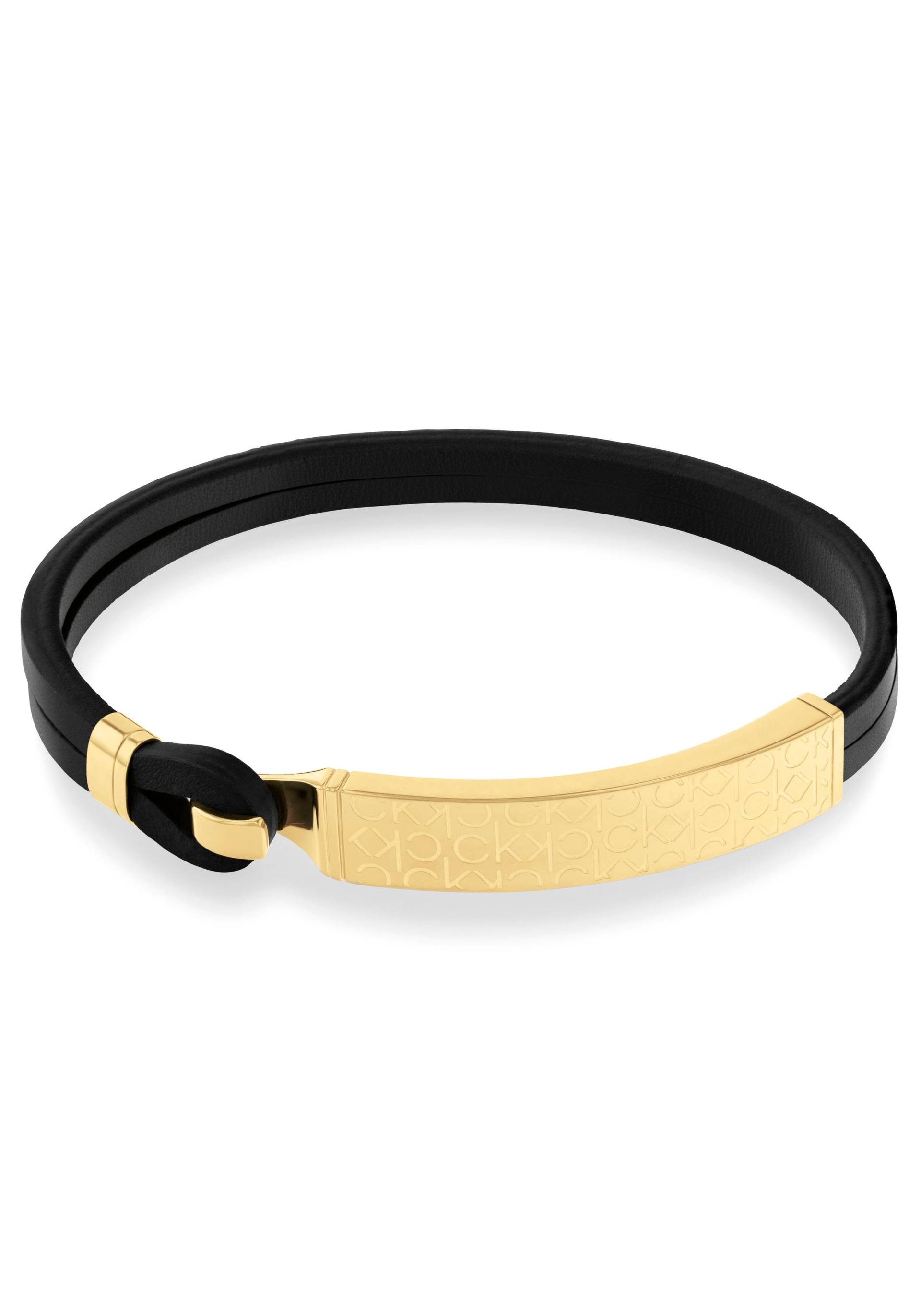 Calvin Klein Armband »Schmuck Edelstahl Armschmuck Lederarmband DEFIANT« von Calvin Klein