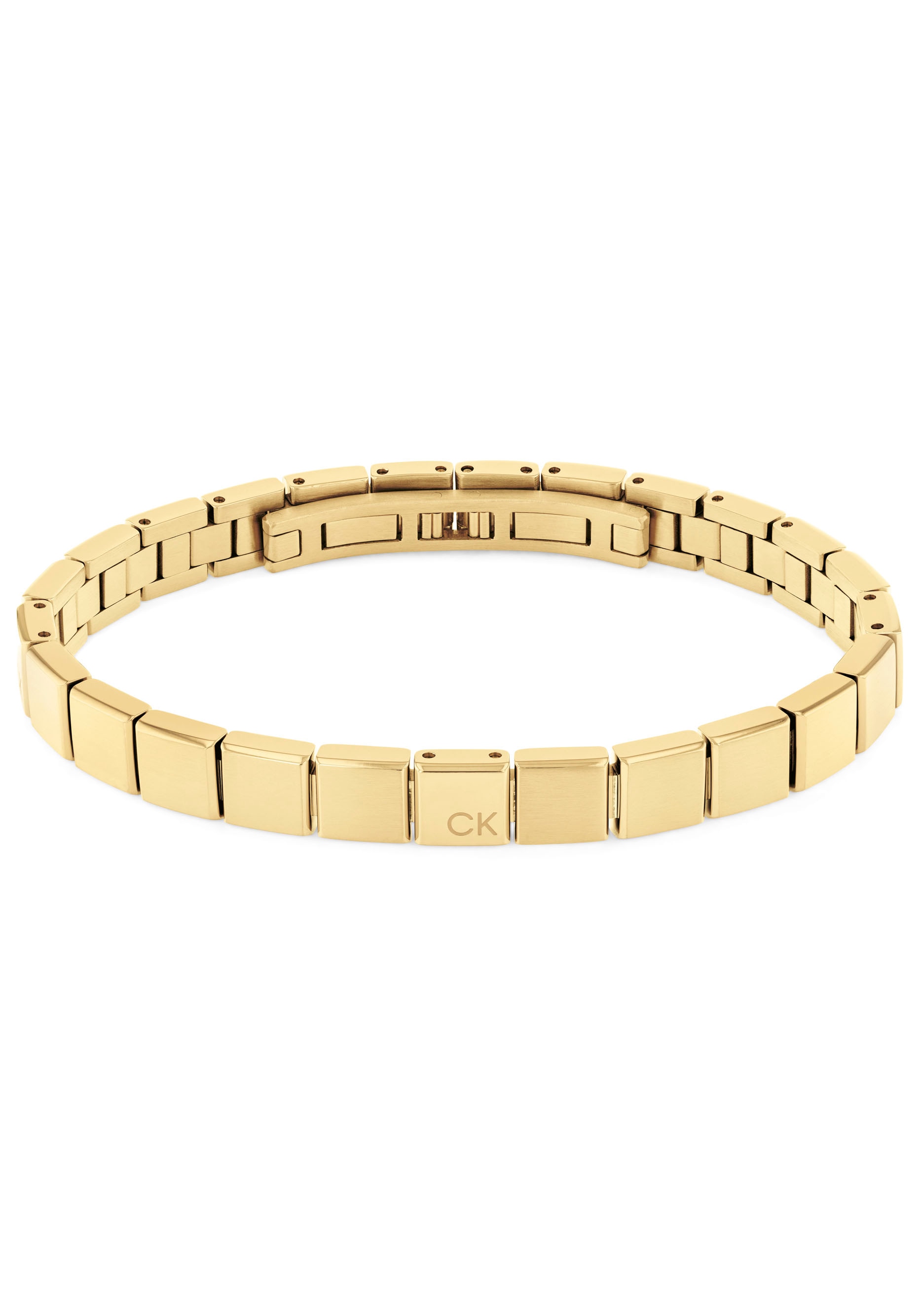 Calvin Klein Armband »Schmuck Edelstahl Armschmuck Gliederkette SQUARES« von Calvin Klein