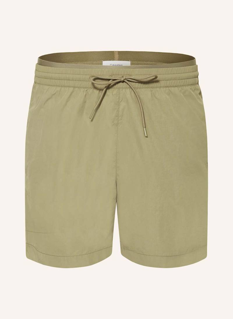 Calvin Klein Badeshorts Ck Monogram gruen von Calvin Klein