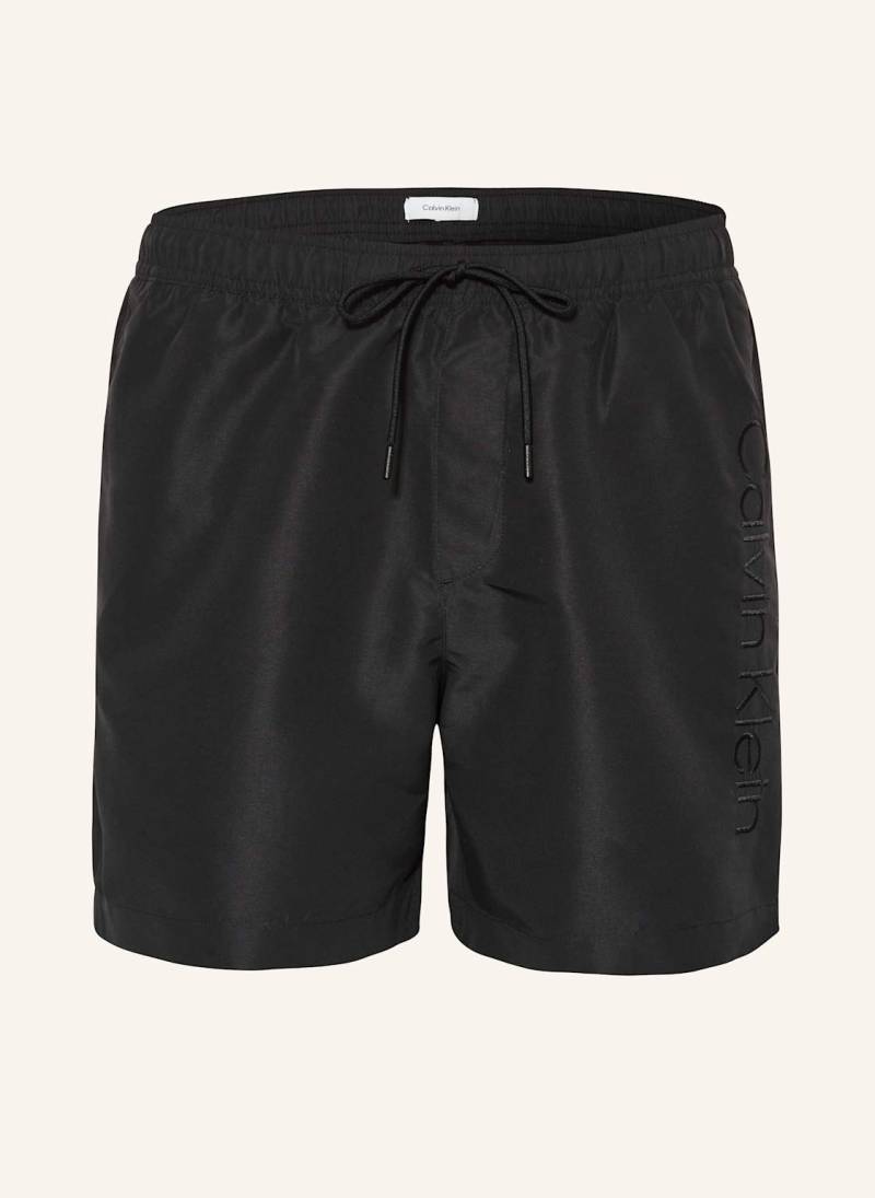 Calvin Klein Badeshorts Logo Embroidery schwarz von Calvin Klein