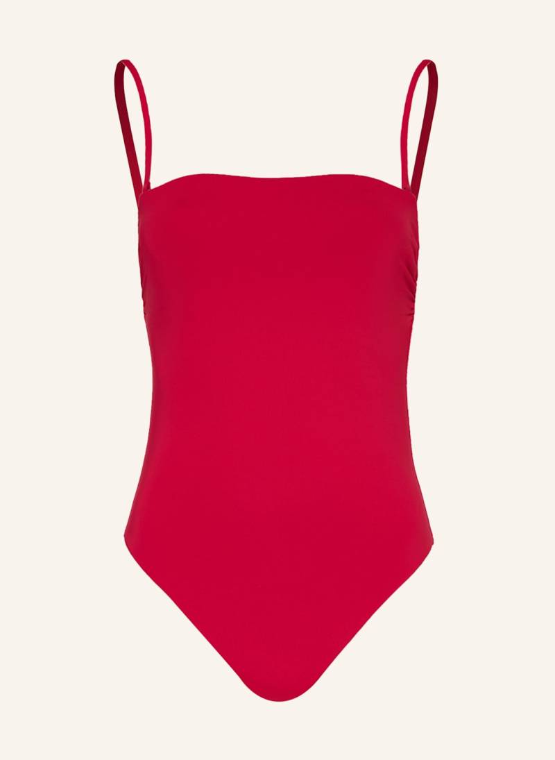 Calvin Klein Bandeau-Badeanzug rot von Calvin Klein
