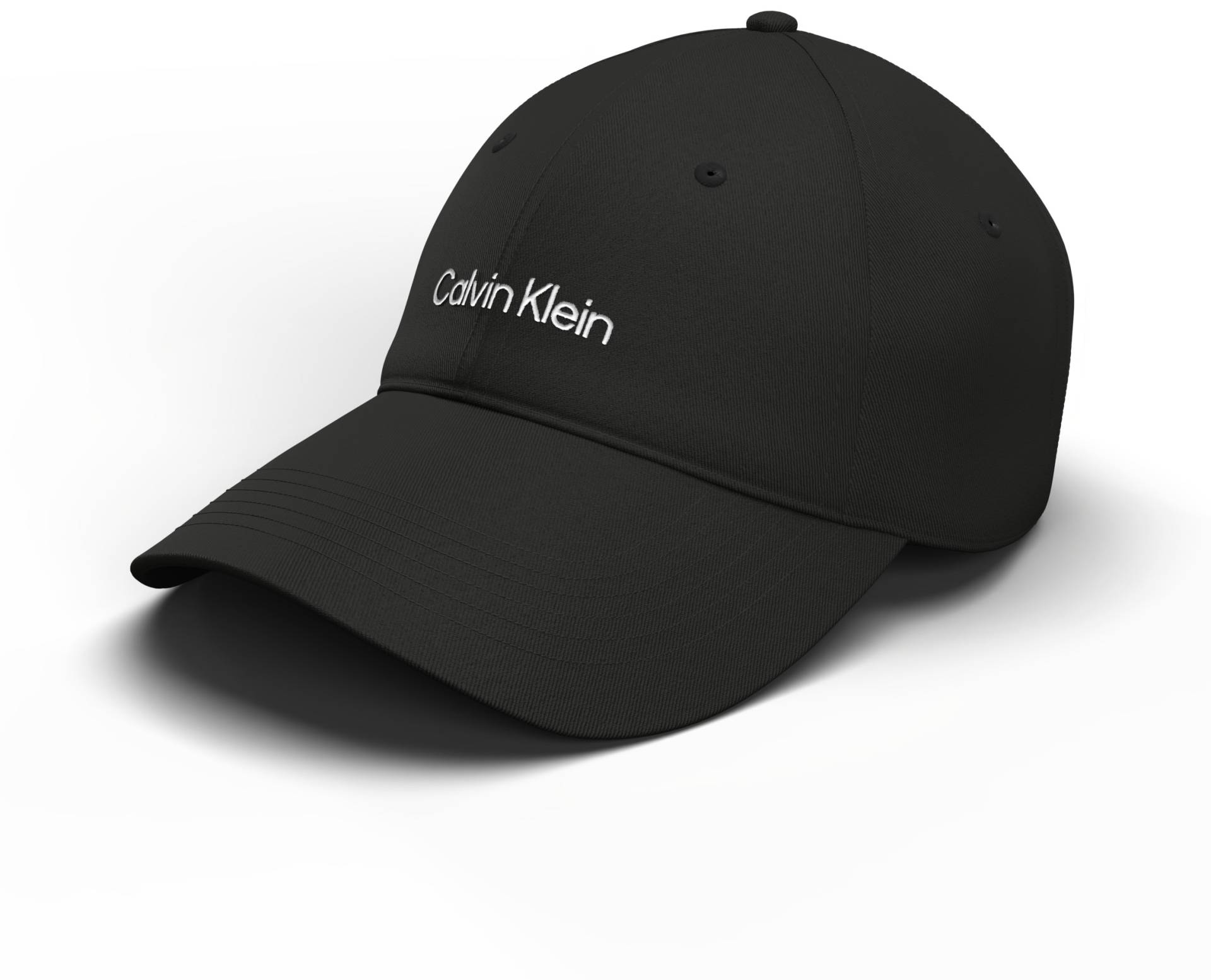 Calvin Klein Baseball Cap »LOGO EMBROIDERY BASEBALL CAP«, Mit festem Schirm von Calvin Klein