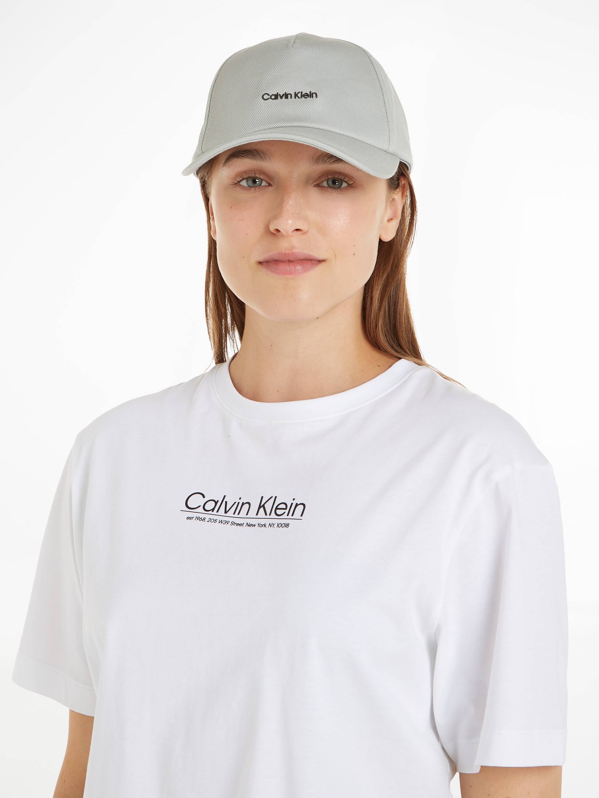 Calvin Klein Baseball Cap »METAL LETTERING CANVAS CAP« von Calvin Klein