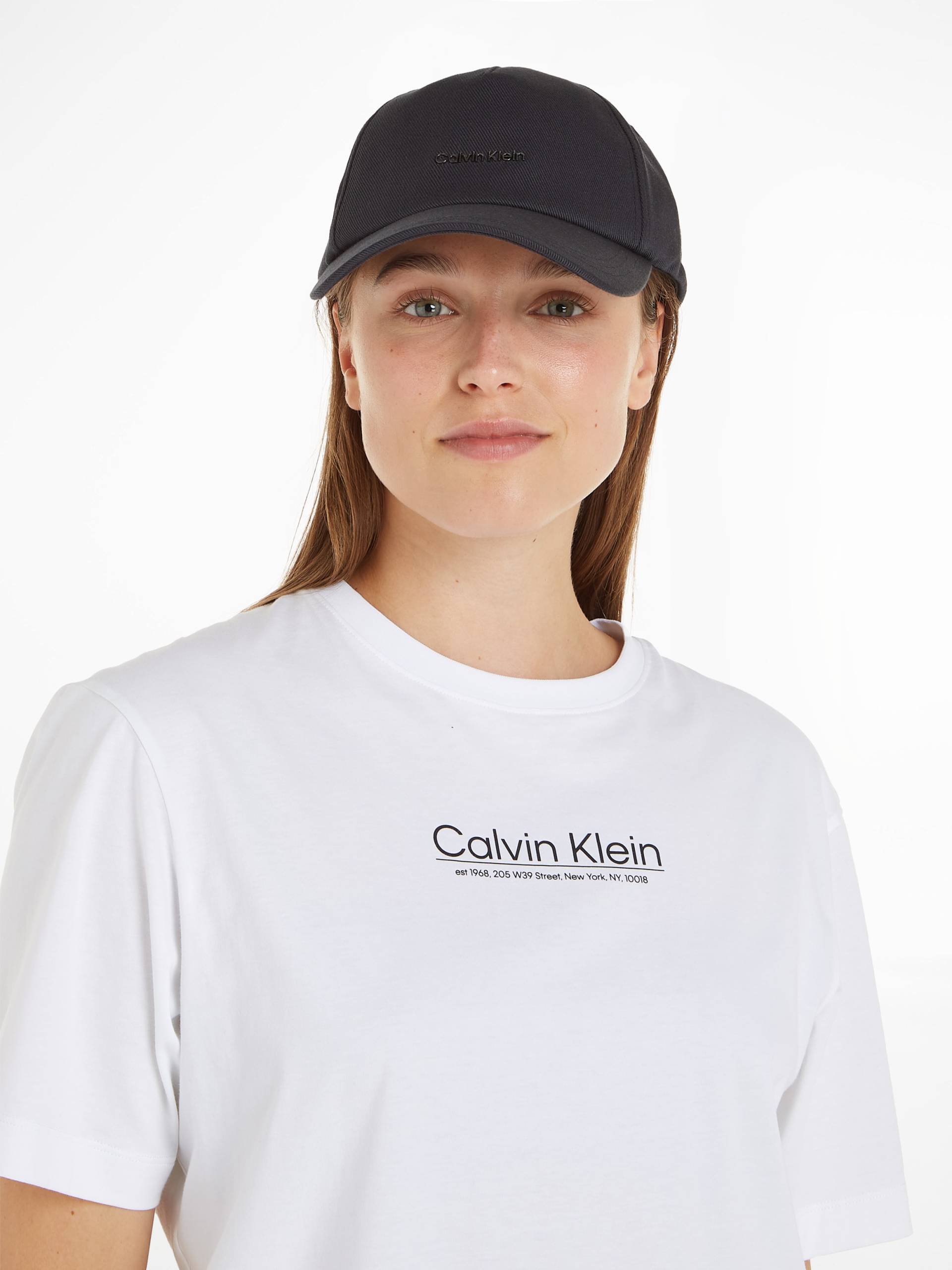 Calvin Klein Baseball Cap »METAL LETTERING CANVAS CAP« von Calvin Klein