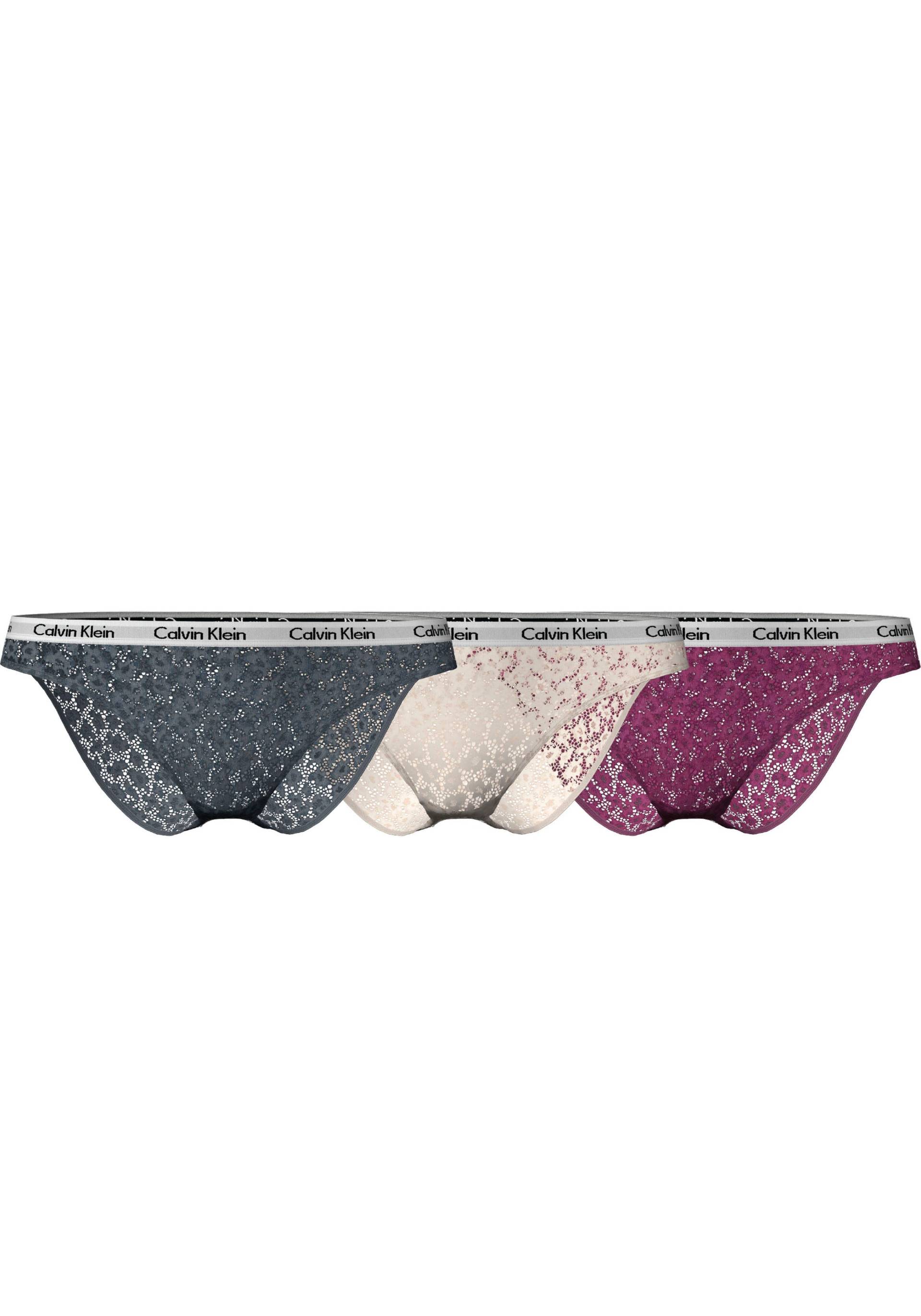 Calvin Klein Underwear Bikinislip, (Packung, 3 St., 3er-Pack), in femininer Spitzenoptik von Calvin Klein Underwear