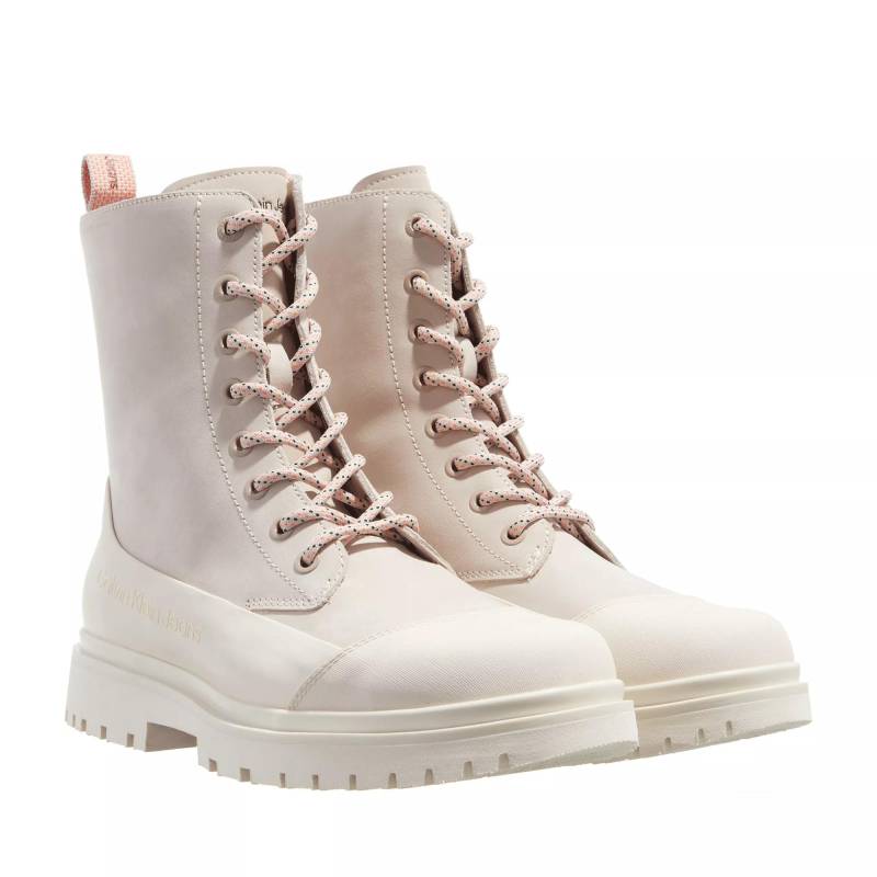Calvin Klein Boots & Stiefeletten - Chunky Combat Laceup Boot Rub - Gr. 36 (EU) - in Grau - für Damen von Calvin Klein