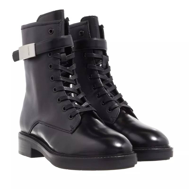 Calvin Klein Boots & Stiefeletten - Combat Boot - Gr. 36 (EU) - in Schwarz - für Damen von Calvin Klein