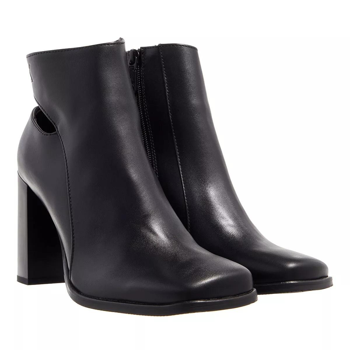 Calvin Klein Boots & Stiefeletten - Heel Zip Boot Lth - Gr. 36 (EU) - in Schwarz - für Damen von Calvin Klein