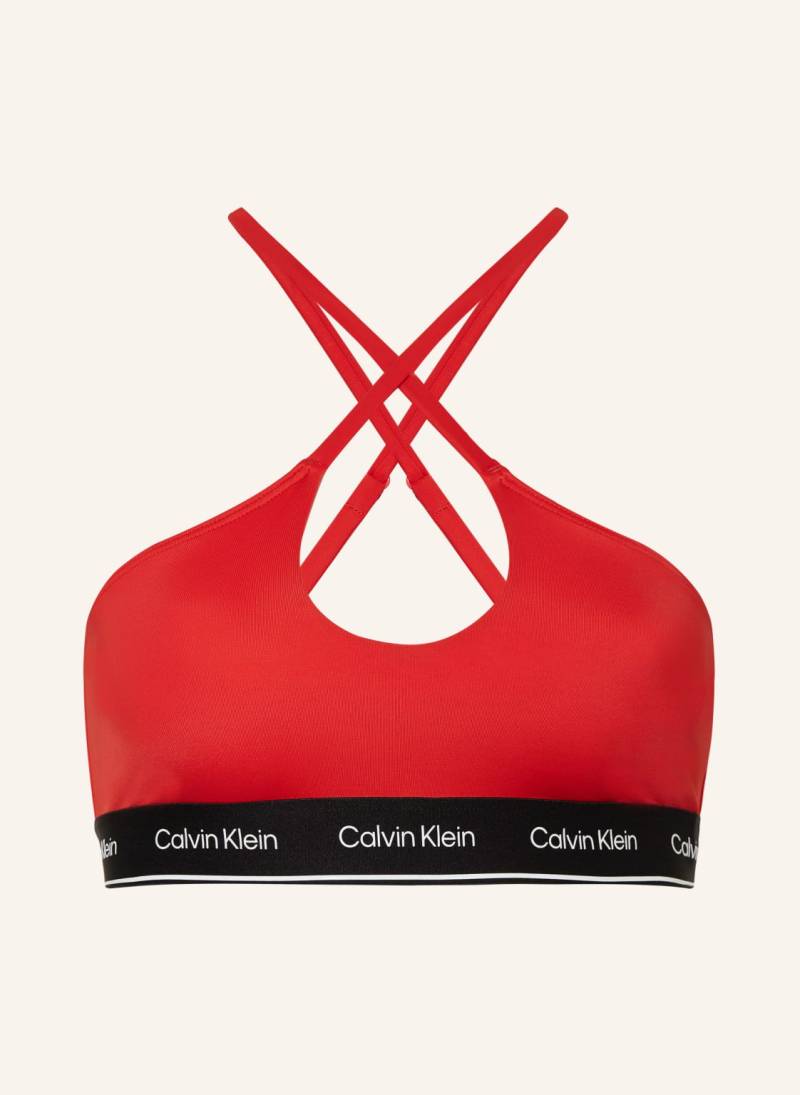 Calvin Klein Bralette-Bikini-Top Ck Meta Legacy rot von Calvin Klein