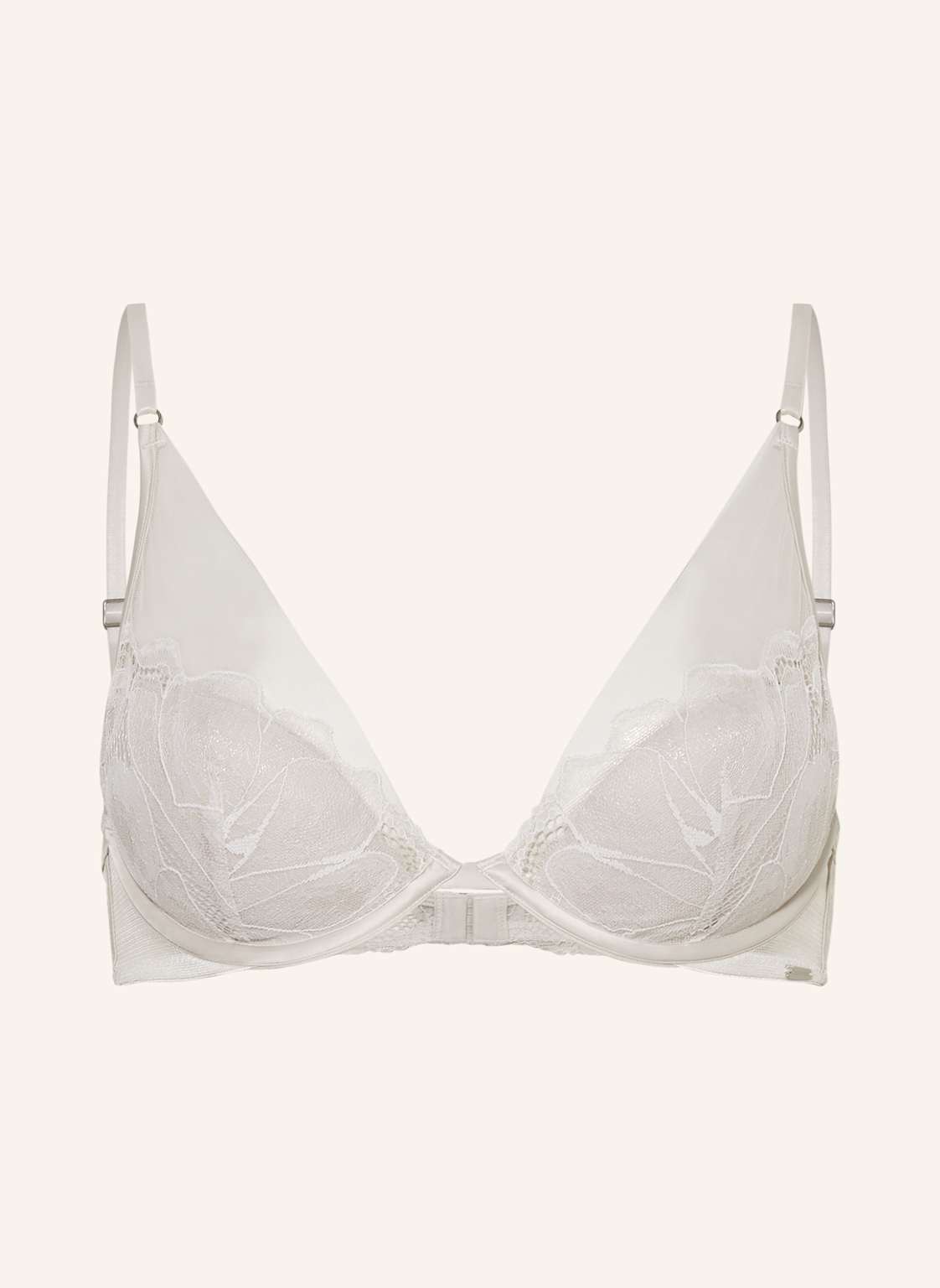 Calvin Klein Bügel-Bh Ck Black Floral Lace weiss von Calvin Klein