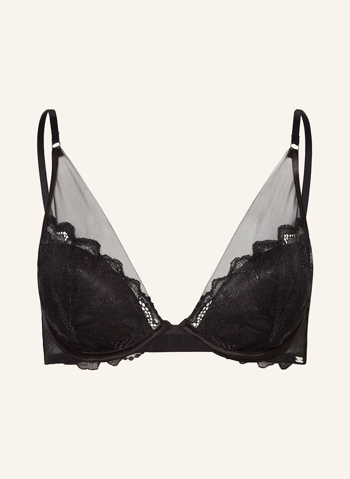 Calvin Klein Bügel-Bh Ck Black Floral Lace schwarz von Calvin Klein