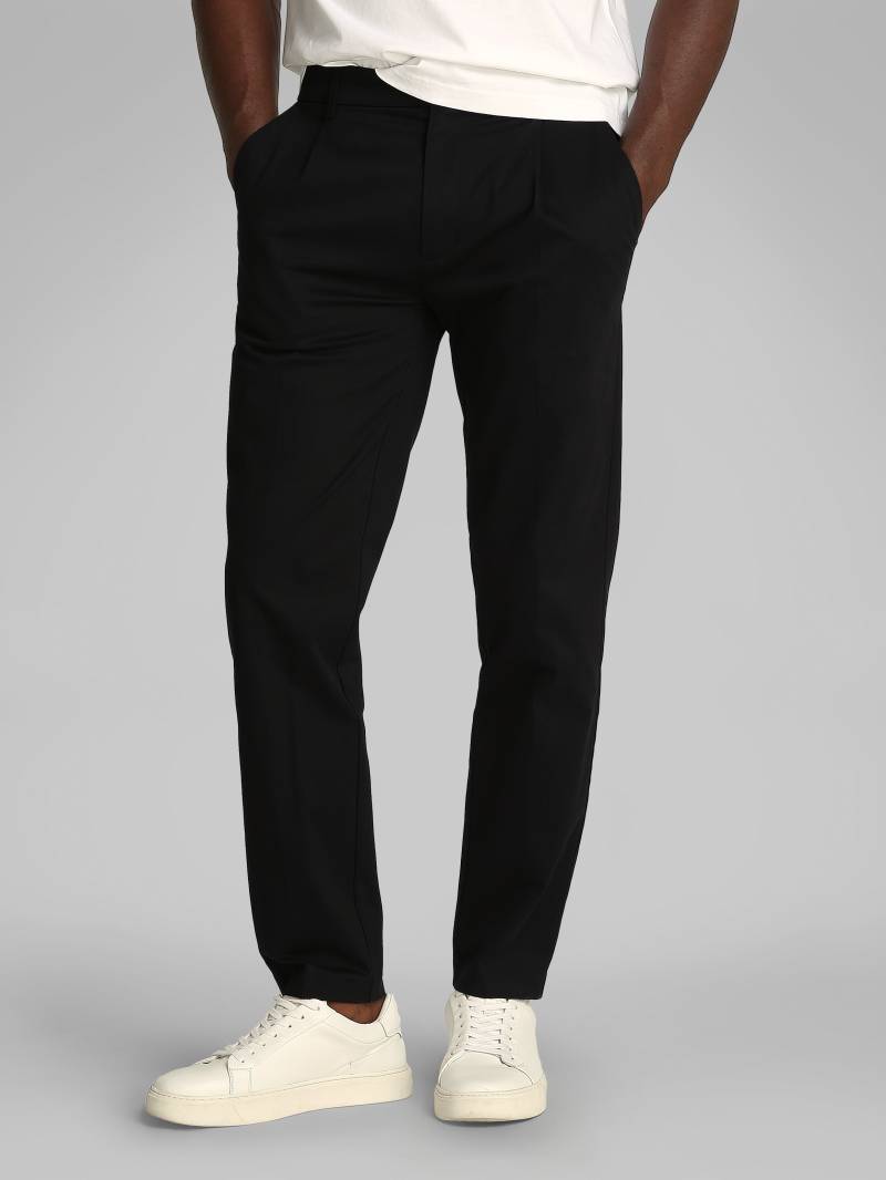 Calvin Klein Bundfaltenhose »SATEEN STRETCH TAPERED PLEAT«, in Satin-Optik von Calvin Klein