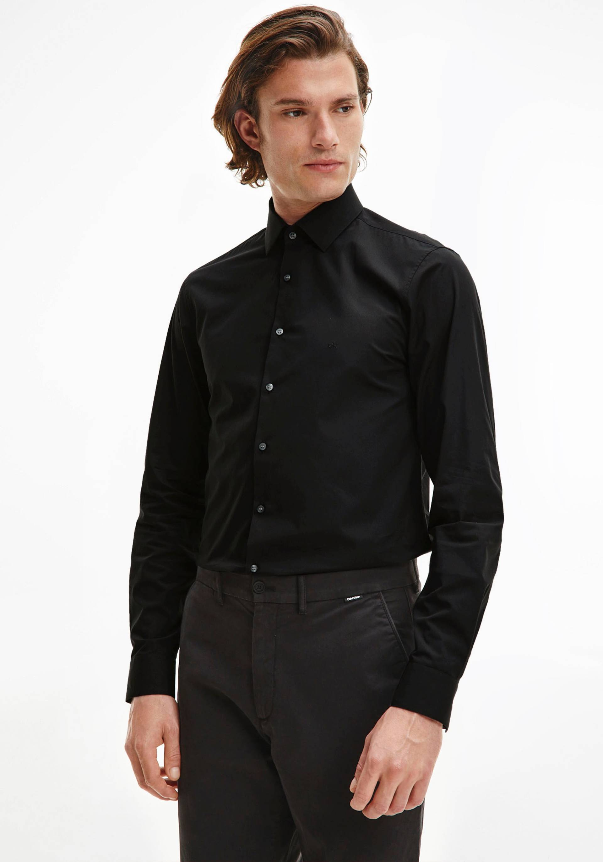 Calvin Klein Businesshemd »POPLIN STRETCH SLIM SHIRT« von Calvin Klein