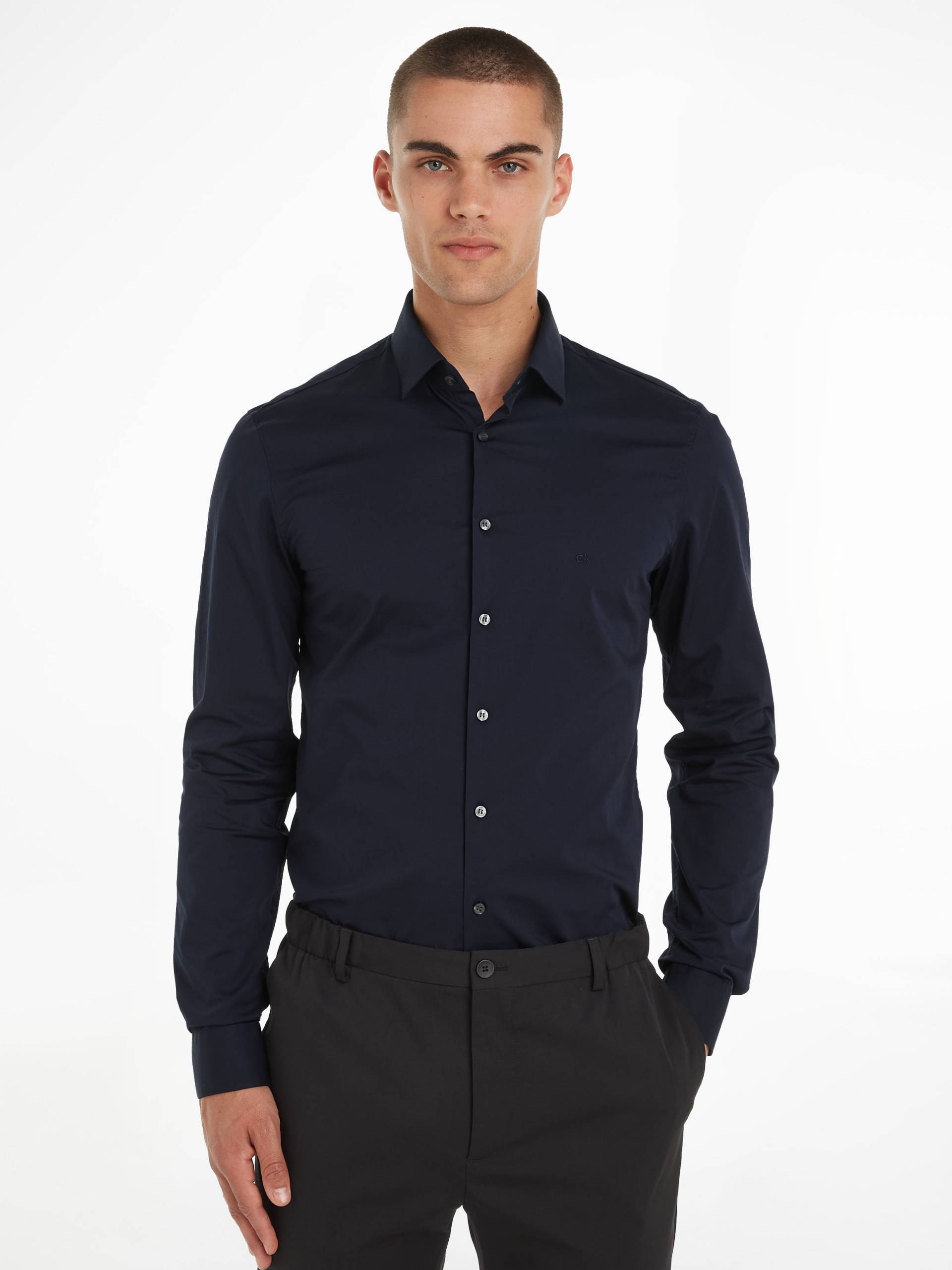 Calvin Klein Businesshemd »POPLIN STRETCH SLIM SHIRT« von Calvin Klein