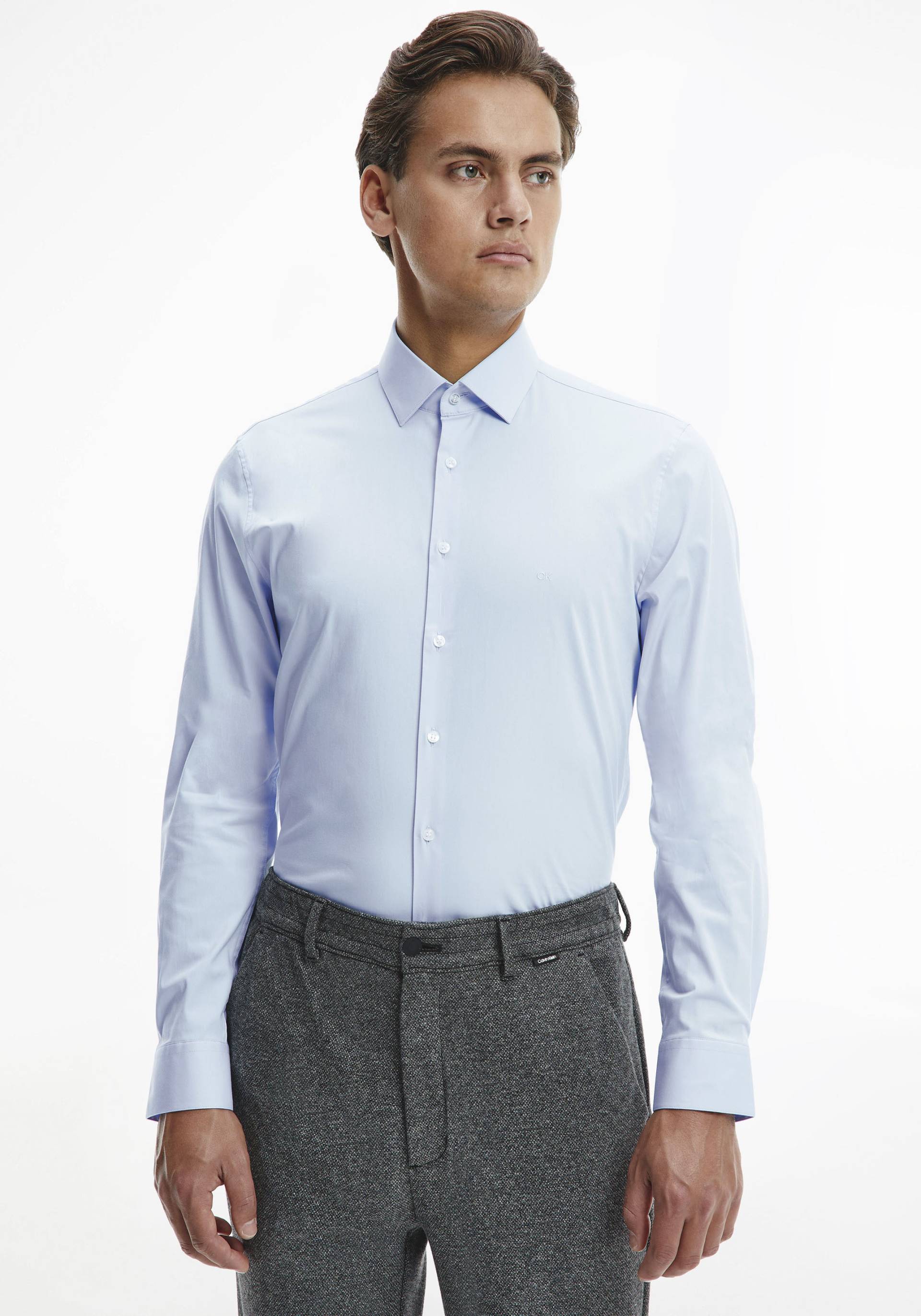 Calvin Klein Businesshemd »POPLIN STRETCH SLIM SHIRT« von Calvin Klein