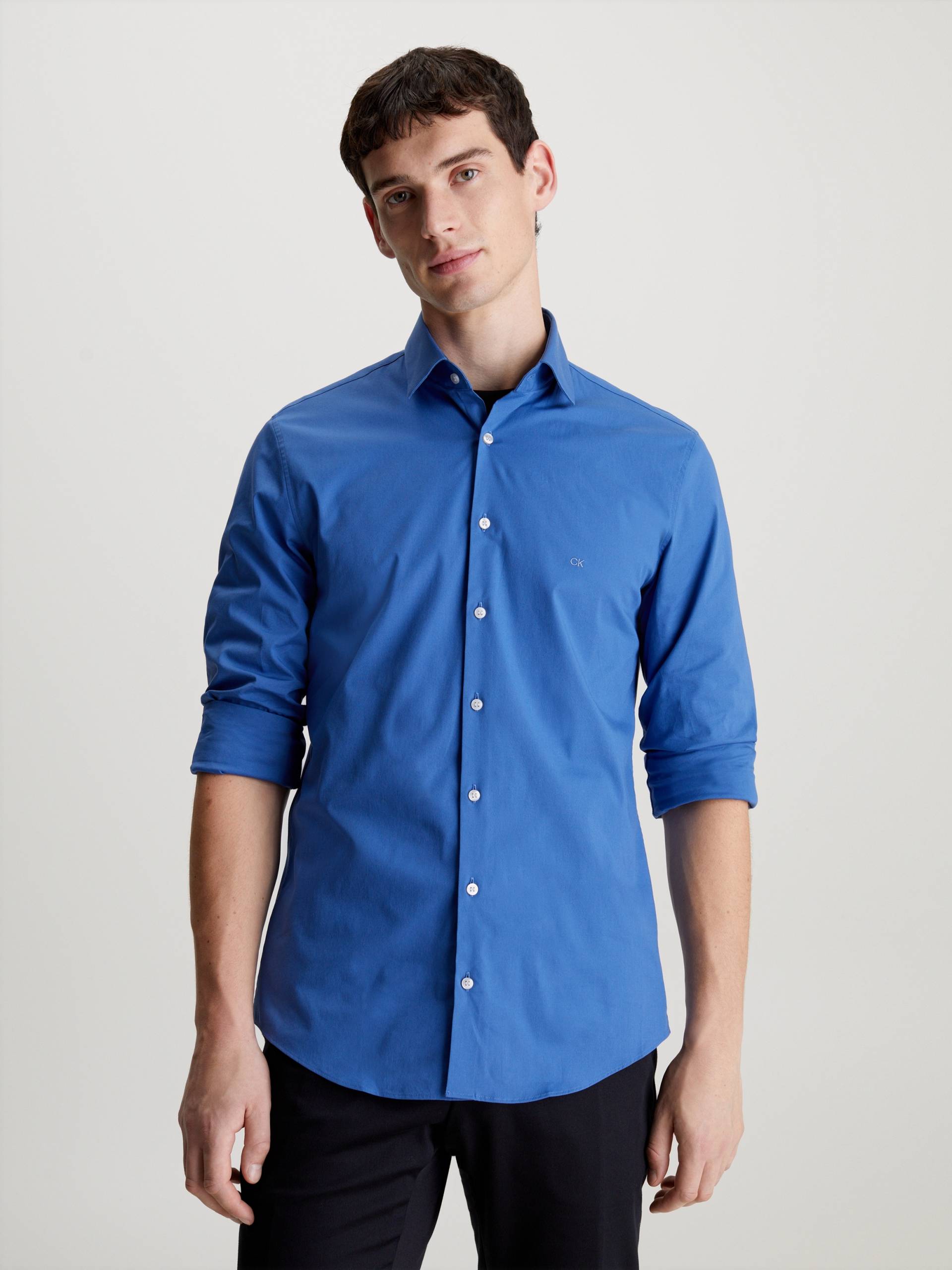 Calvin Klein Businesshemd »POPLIN STRETCH SLIM SHIRT« von Calvin Klein