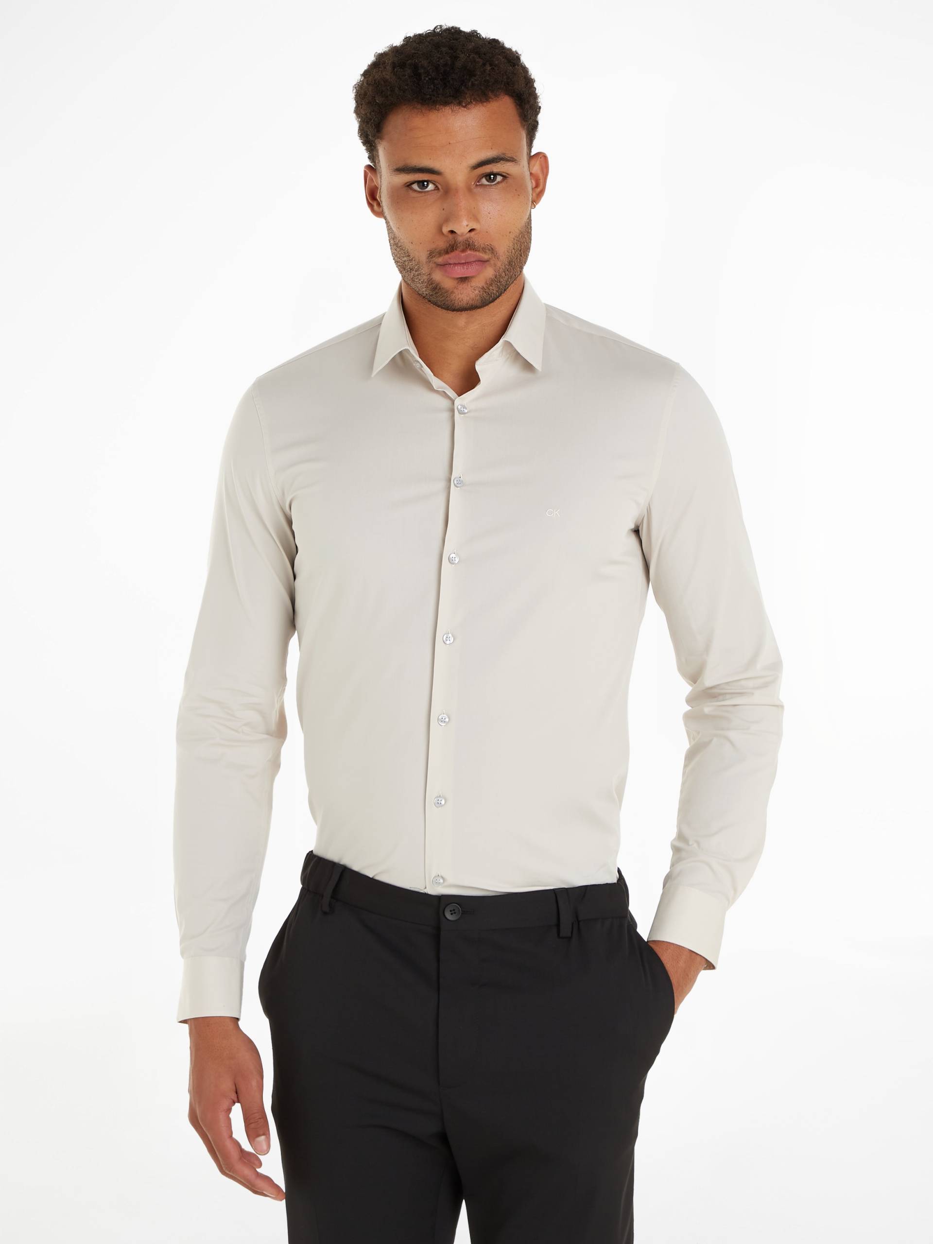 Calvin Klein Businesshemd »POPLIN STRETCH SLIM SHIRT« von Calvin Klein