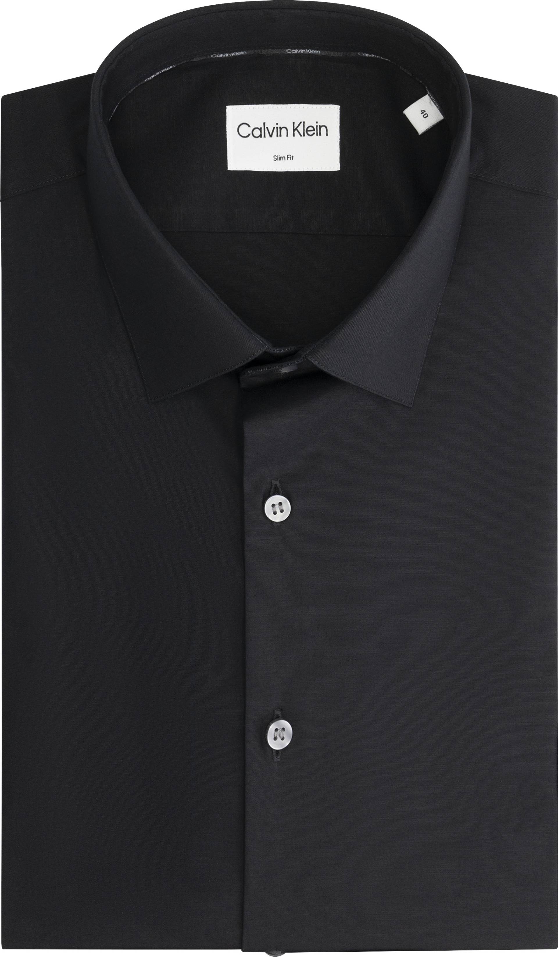 Calvin Klein Businesshemd »SLIM ESNTL POPLIN NOS STR SLD«, Mit Monogramm-Stickerei von Calvin Klein