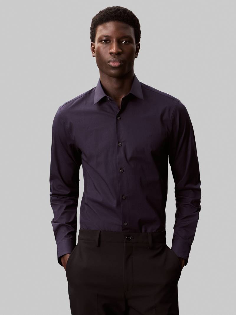 Calvin Klein Businesshemd »SLIM ESNTL POPLIN NOS STR SLD«, Mit Monogramm-Stickerei von Calvin Klein