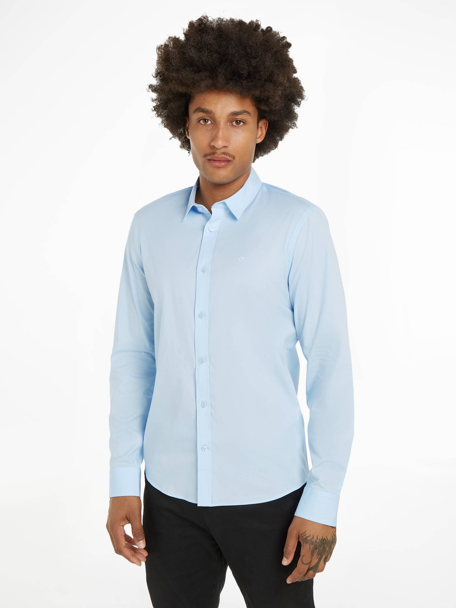 Calvin Klein Businesshemd »STRETCH POPLIN SLIM SHIRT« von Calvin Klein