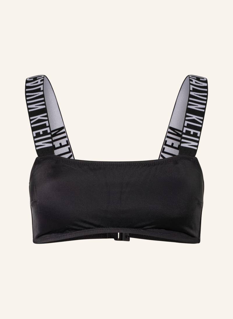 Calvin Klein Bandeau-Bikini-Top Intense Power schwarz von Calvin Klein