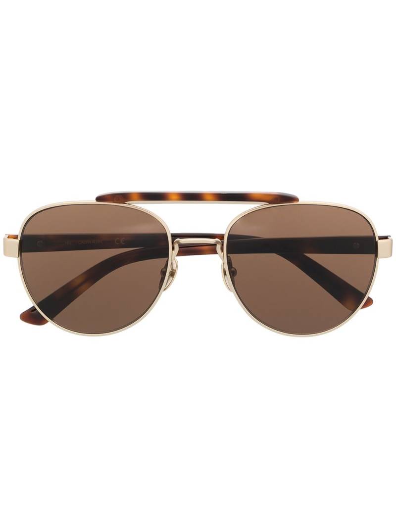 Calvin Klein CK19306 round-frame sunglasses - Brown von Calvin Klein